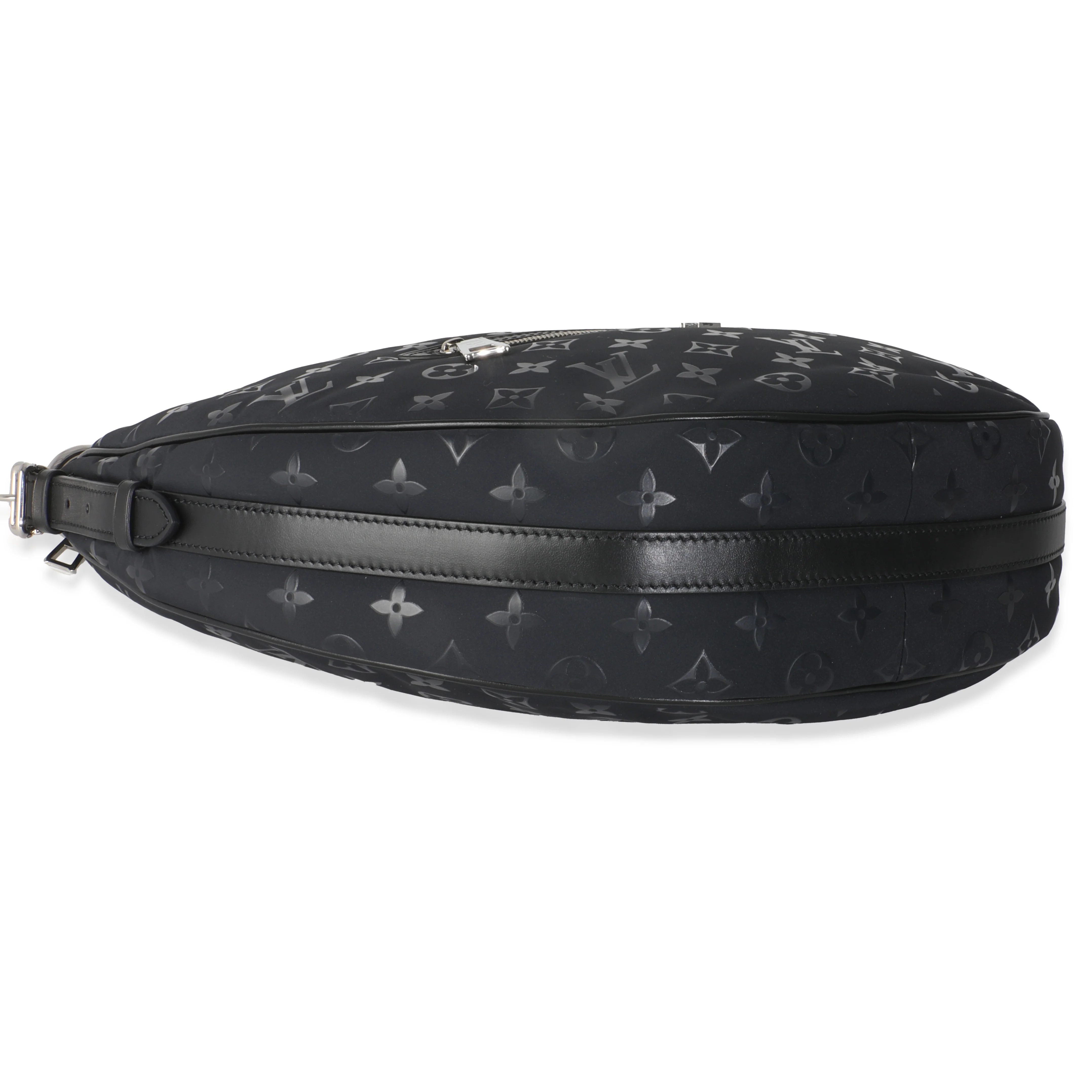 Polar Night Nylon Monogram Loop Pocket Hobo - Image 6