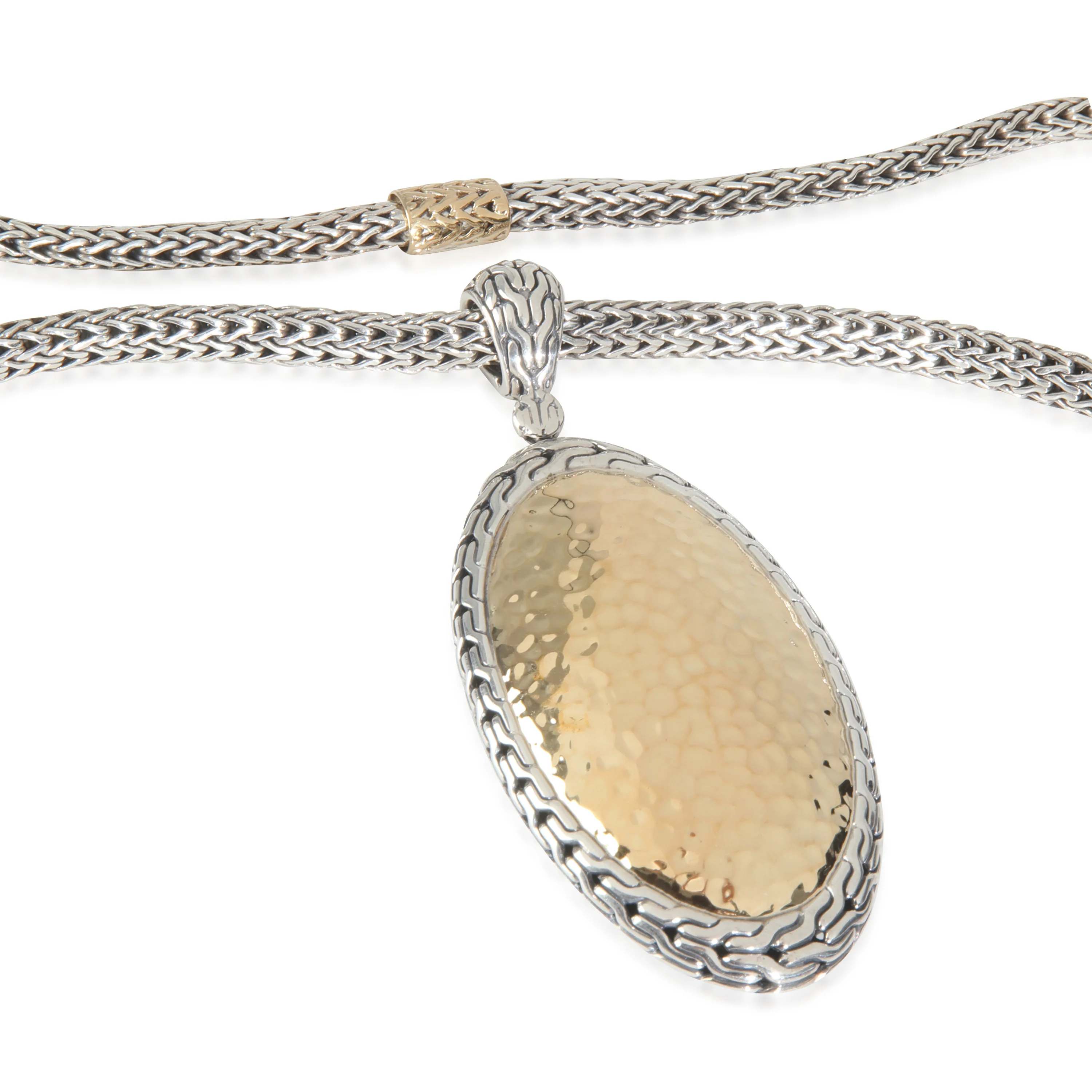 Yellow Gold & Sterling Silver  Palu Enhancer Necklace - Image 4