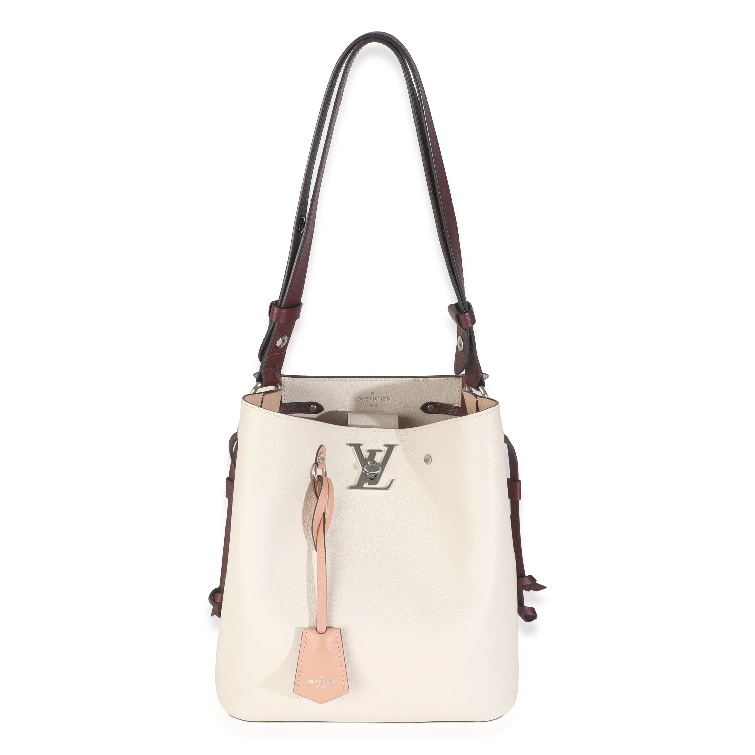Soie Quartz Calla Calfskin Lockme Bucket Bag - Image 5