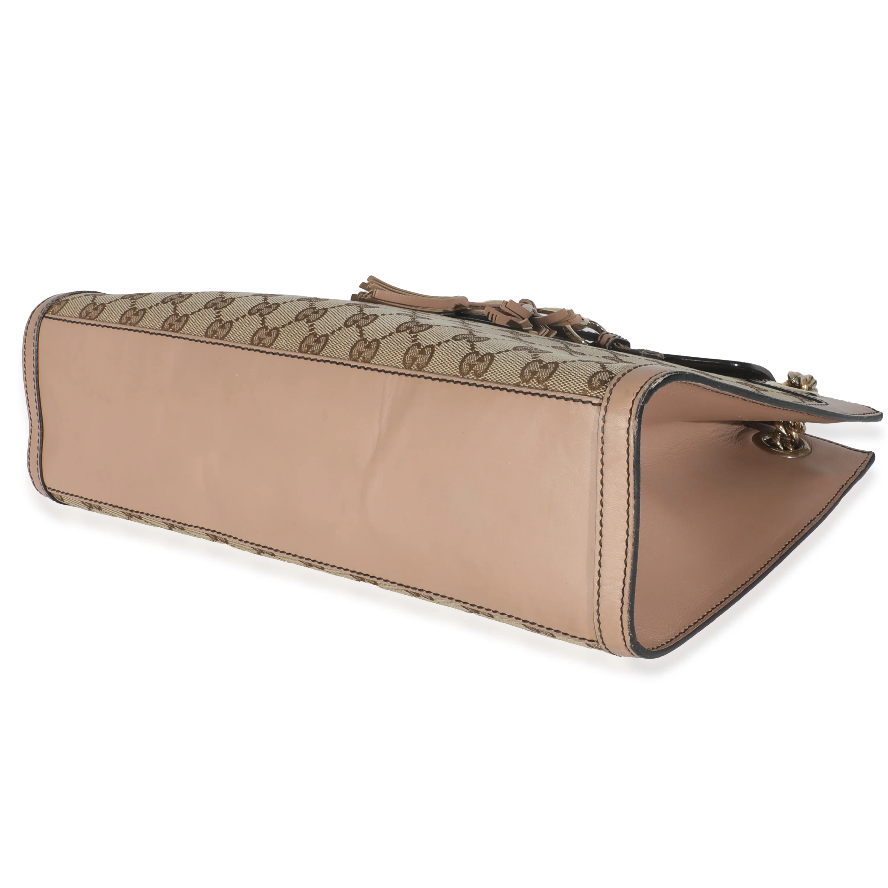 Light Pink Monogram Canvas Large Emily Chain Shoulder Bag - Image 6