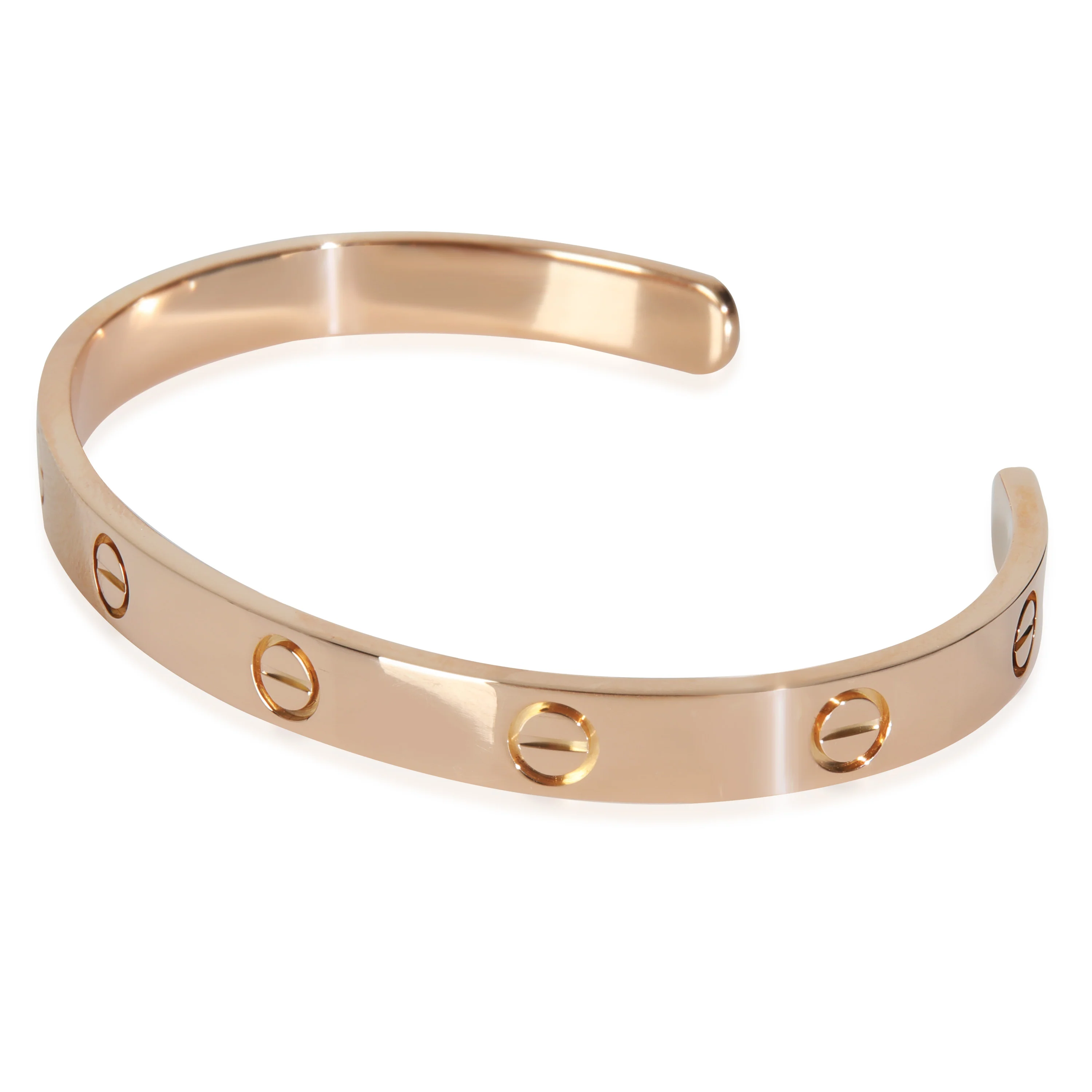 Rose Gold Love Cuff Bracelet - Image 2