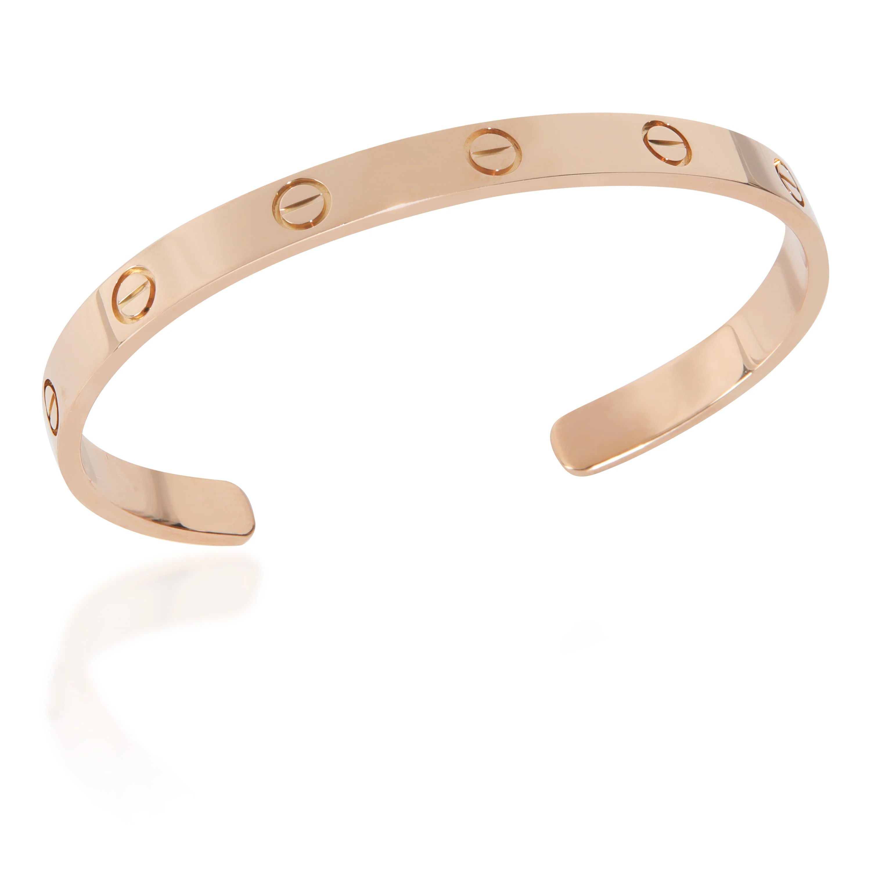 Rose Gold Love Cuff Bracelet - Image 3