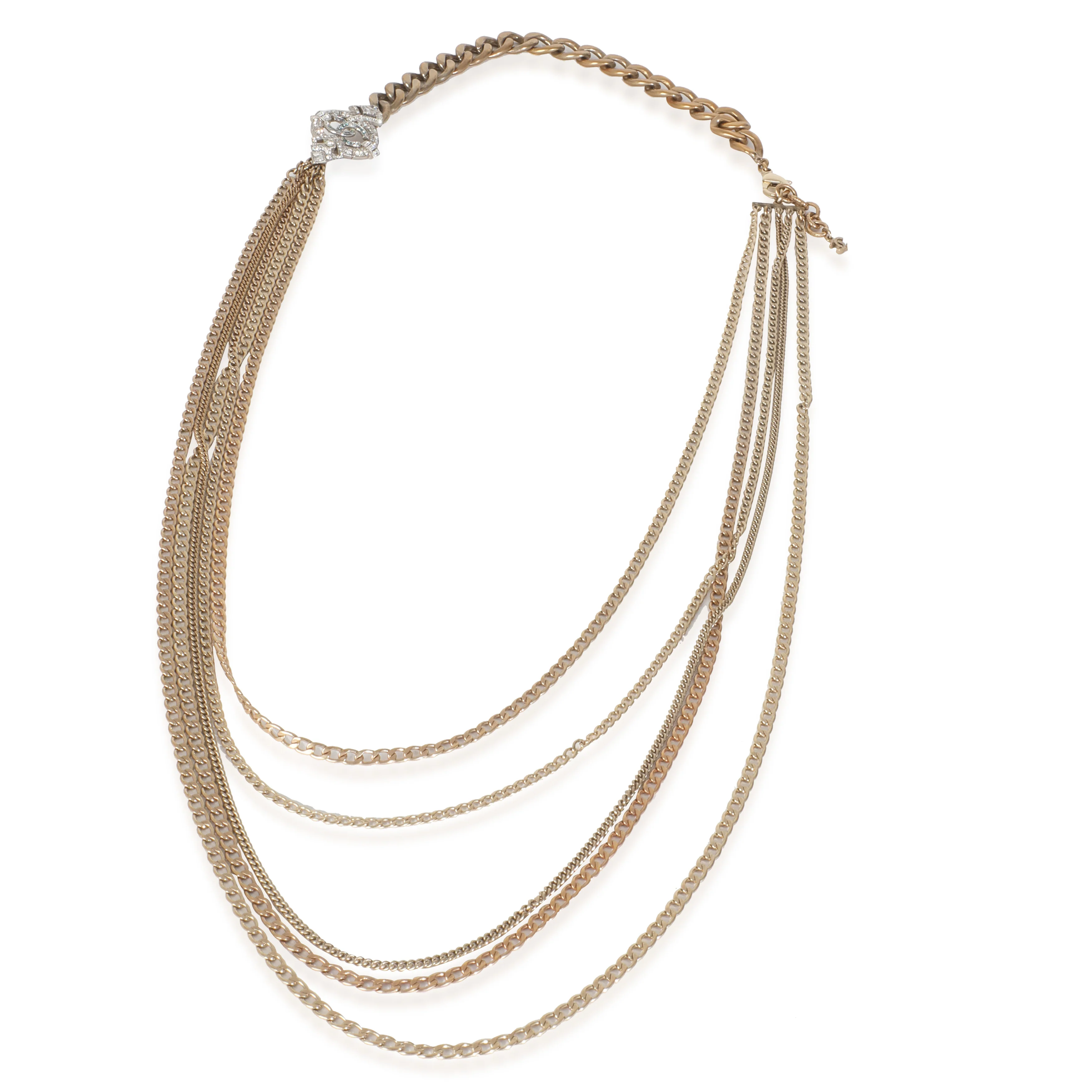 Gold-Plated 2016 Multistrand Necklace - Image 2