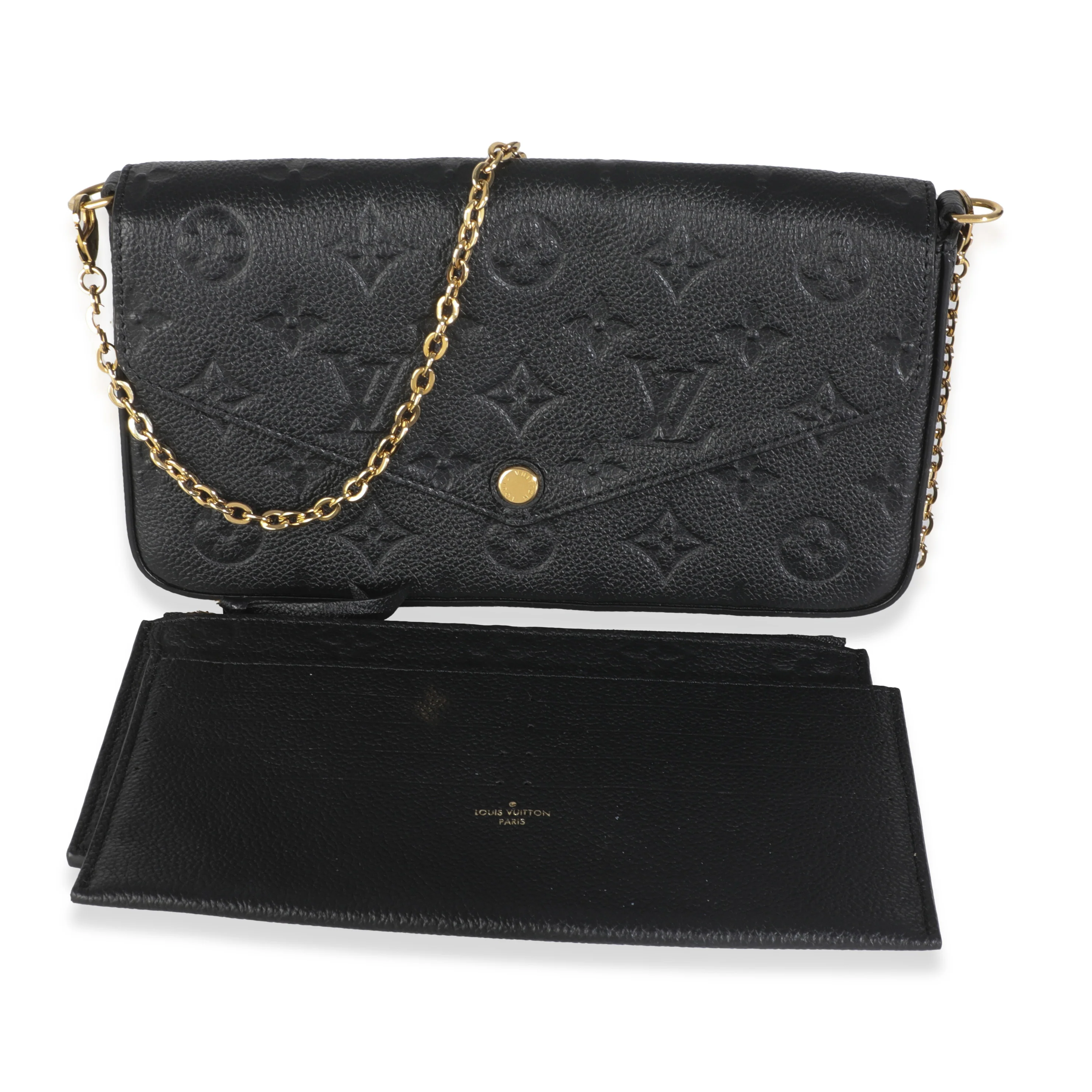 Black Monogram Empreinte Felicie Pochette