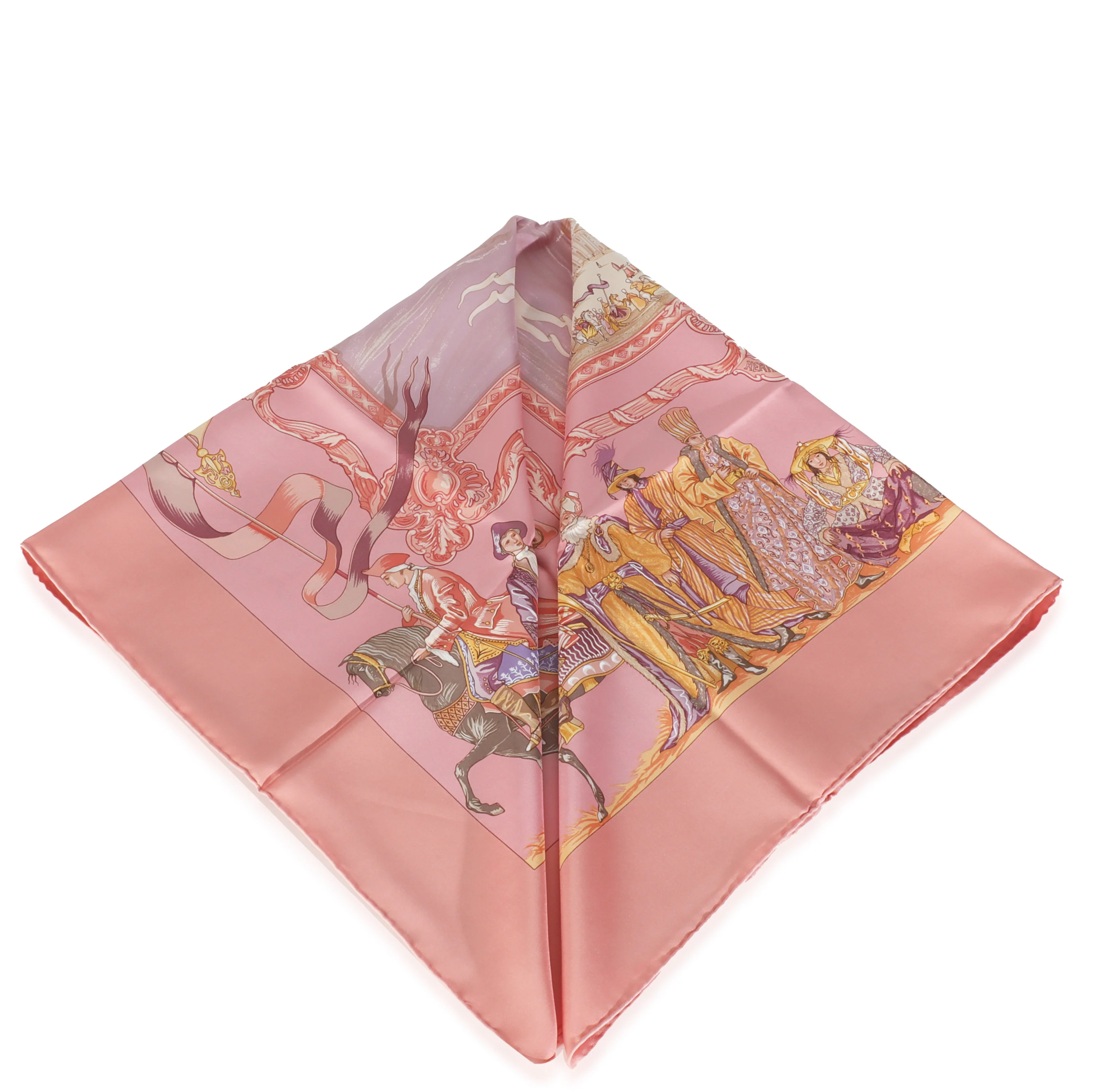 Pink Silk Turqueries en LHonneur Scarf 90 - Image 5