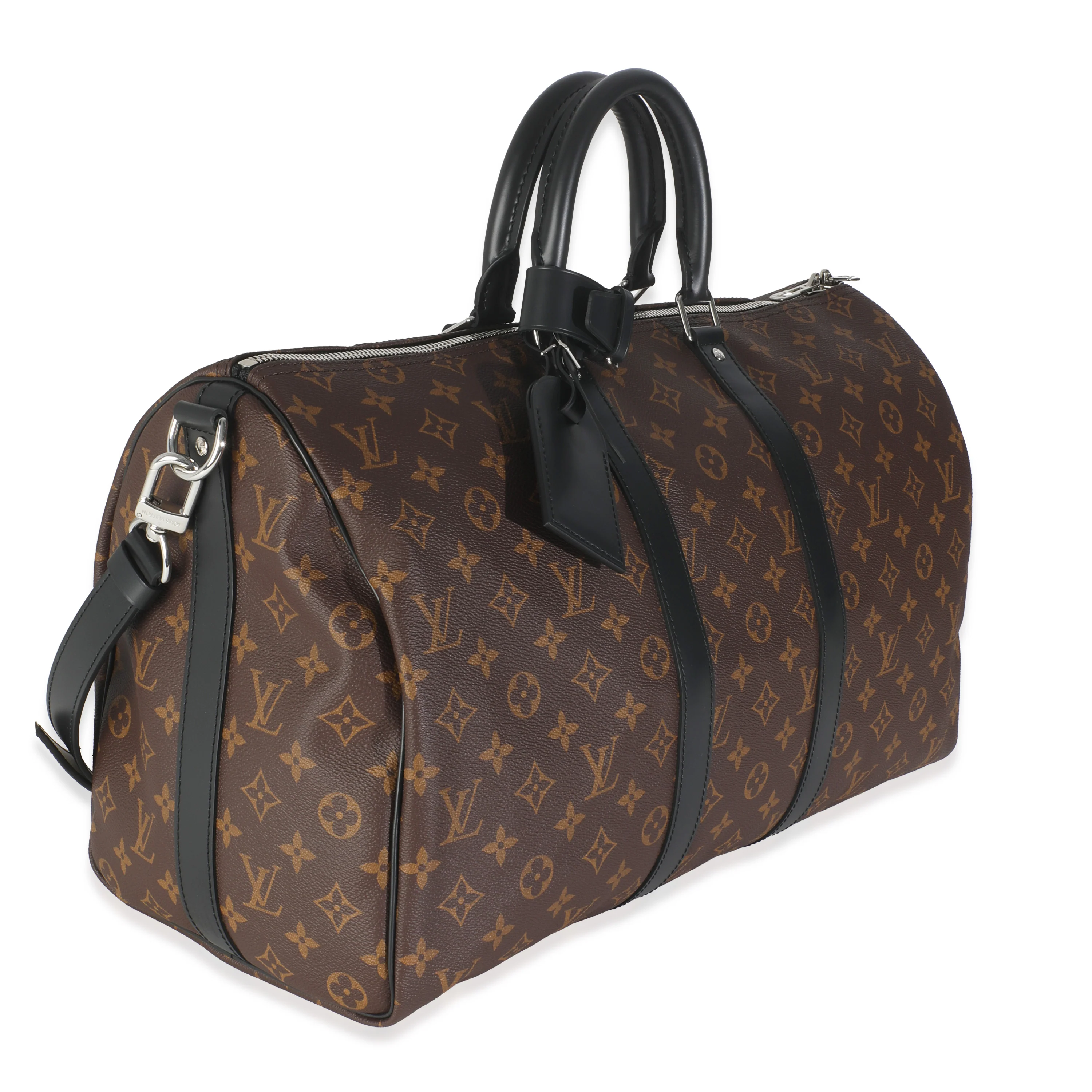 Monogram Maccassar Canvas Keepall Bandouliere 45 - Image 3