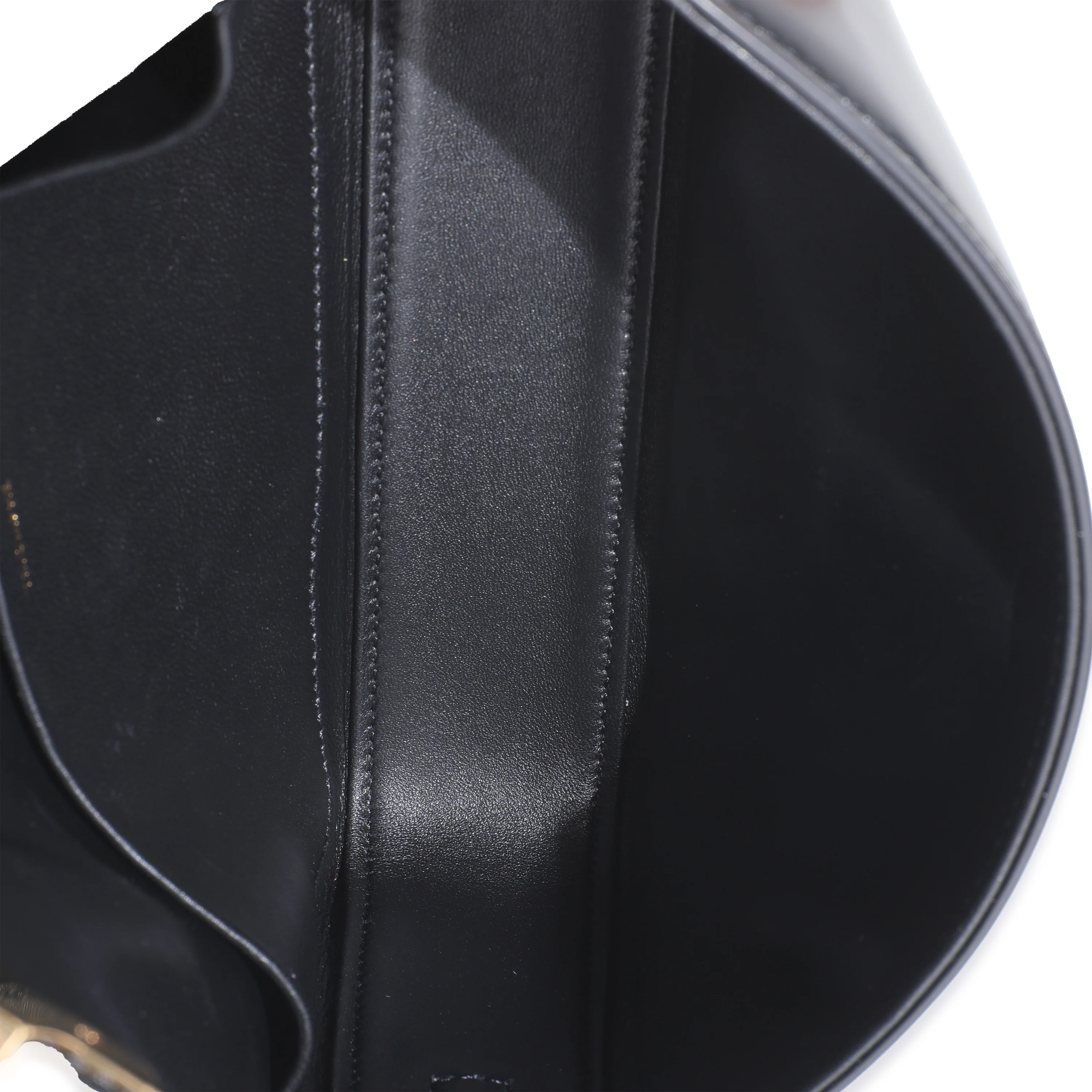 Black Shiny Calfskin Triomphe Shoulder bag - Image 9