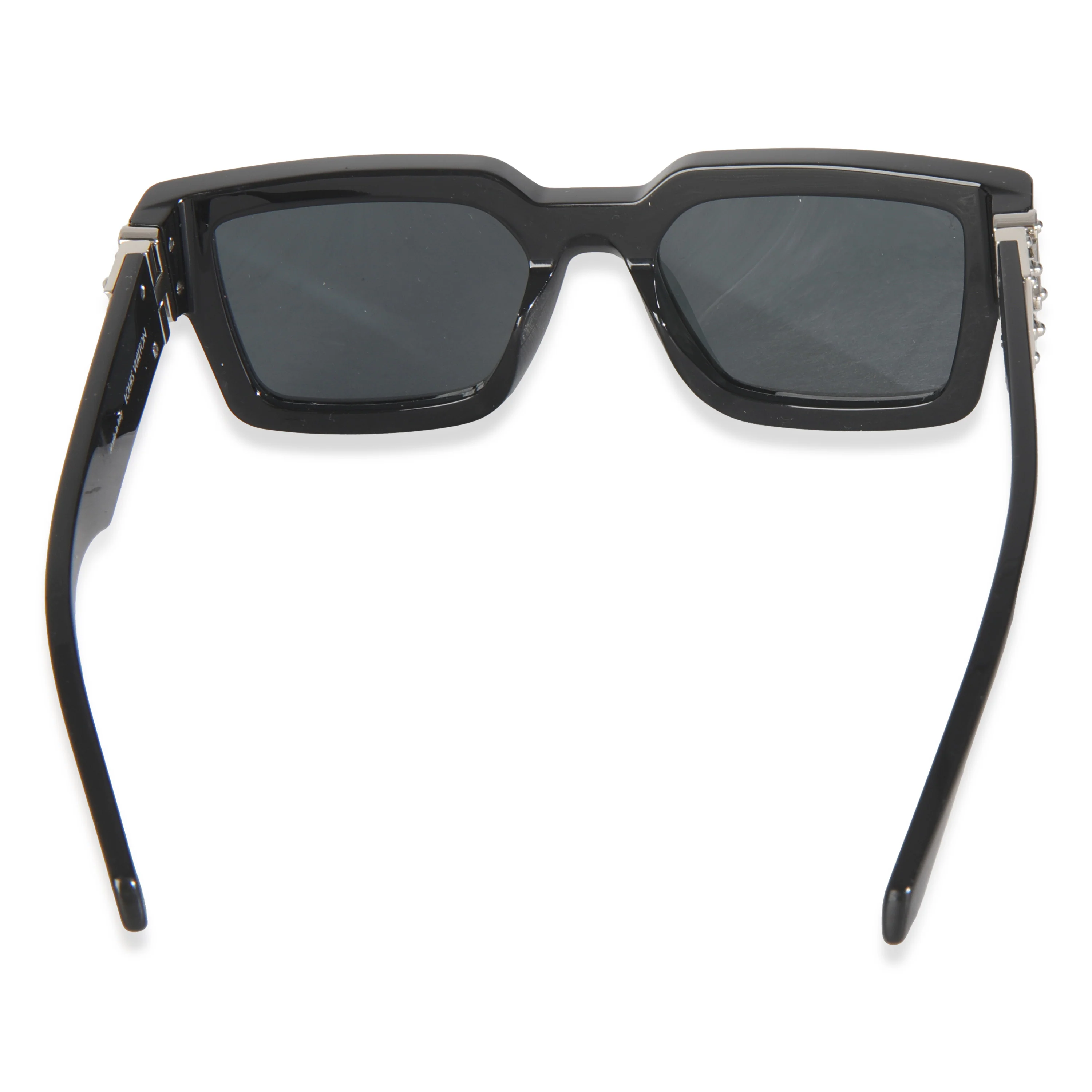 Black Acetate LV Match Square Lens Sunglasses - Image 4