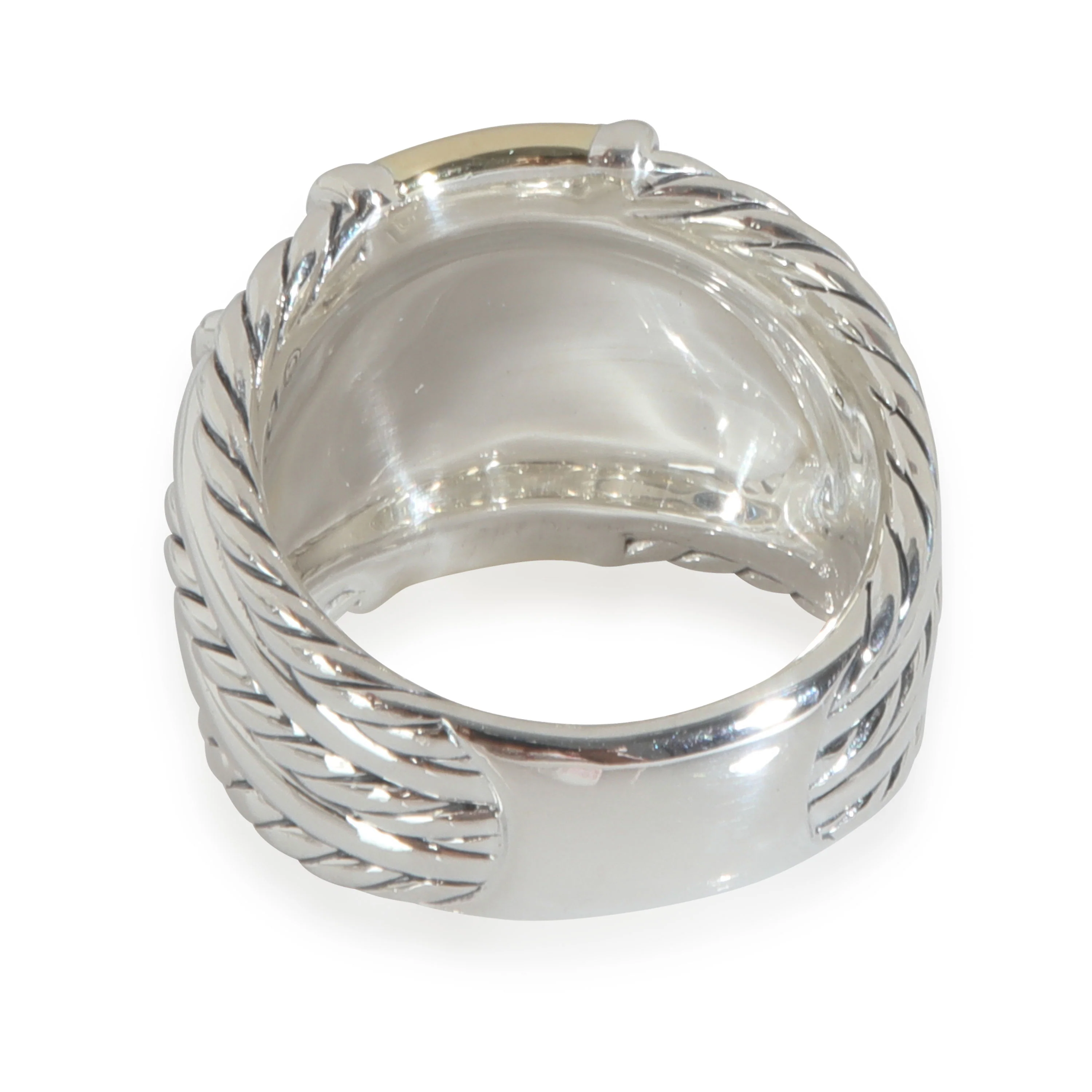 Yellow Gold & Sterling Silver  Metro 5 Band Ring - Image 4