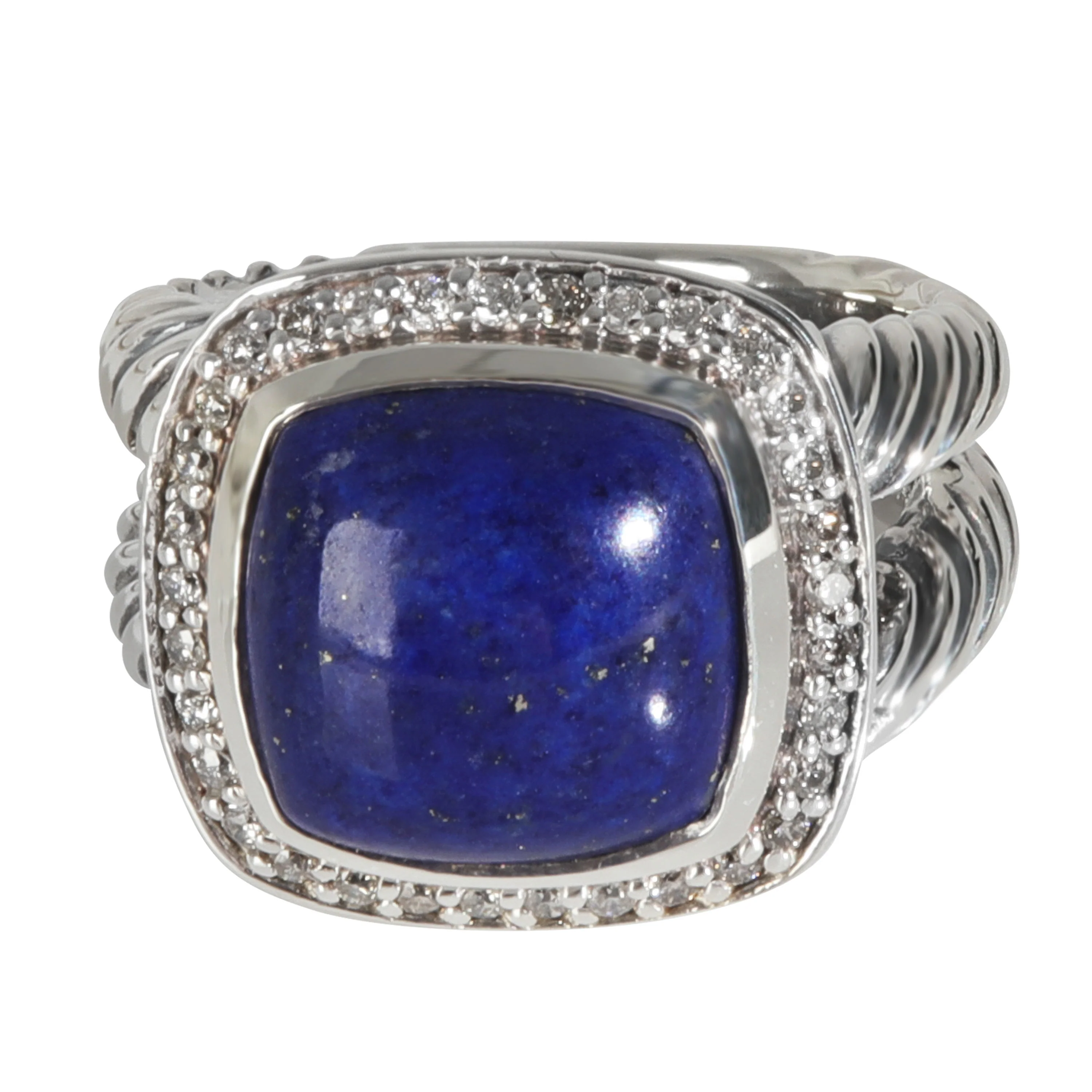 Sterling Silver Lapis Albion Ring