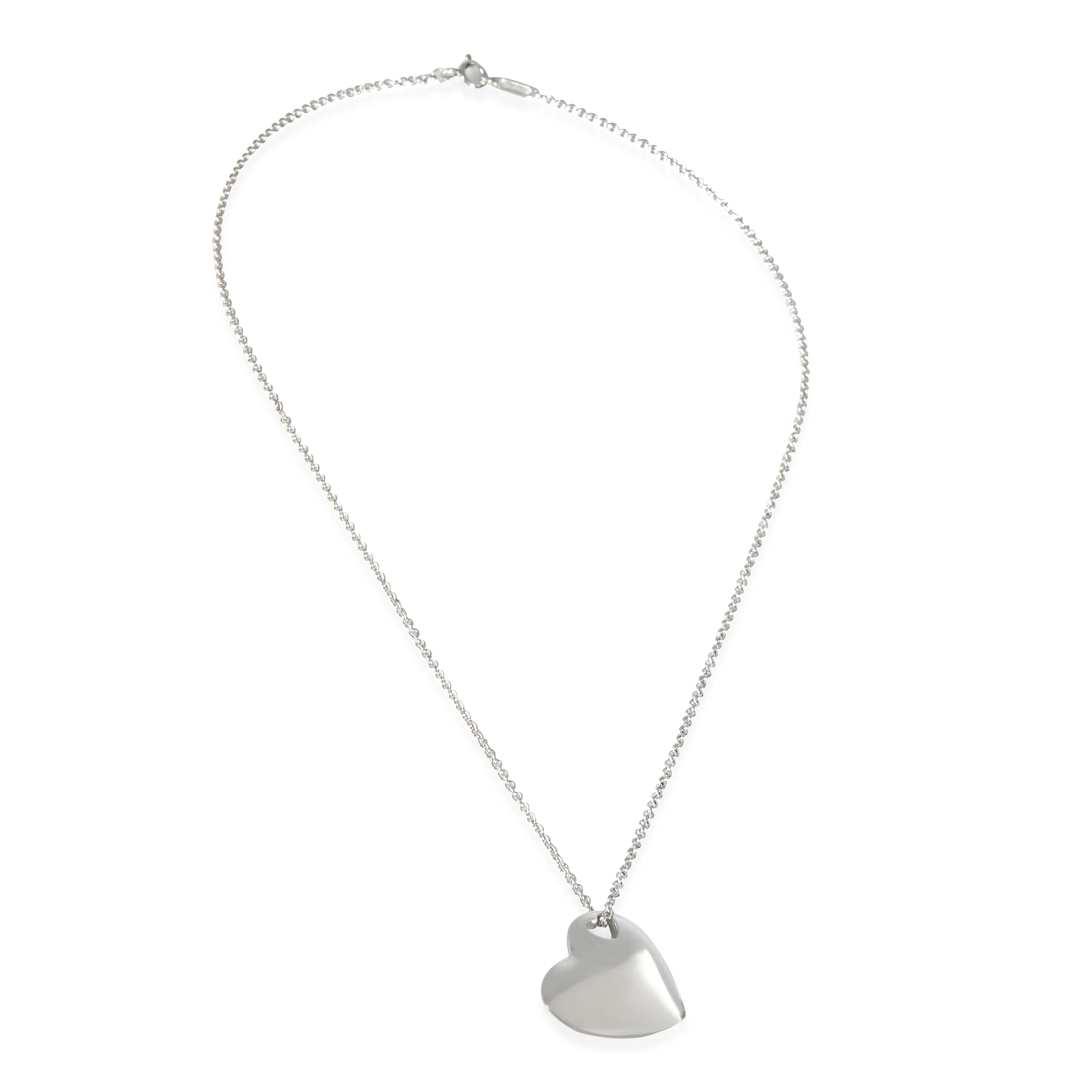 Sterling Silver  Heart Cutout Pendant - Image 2