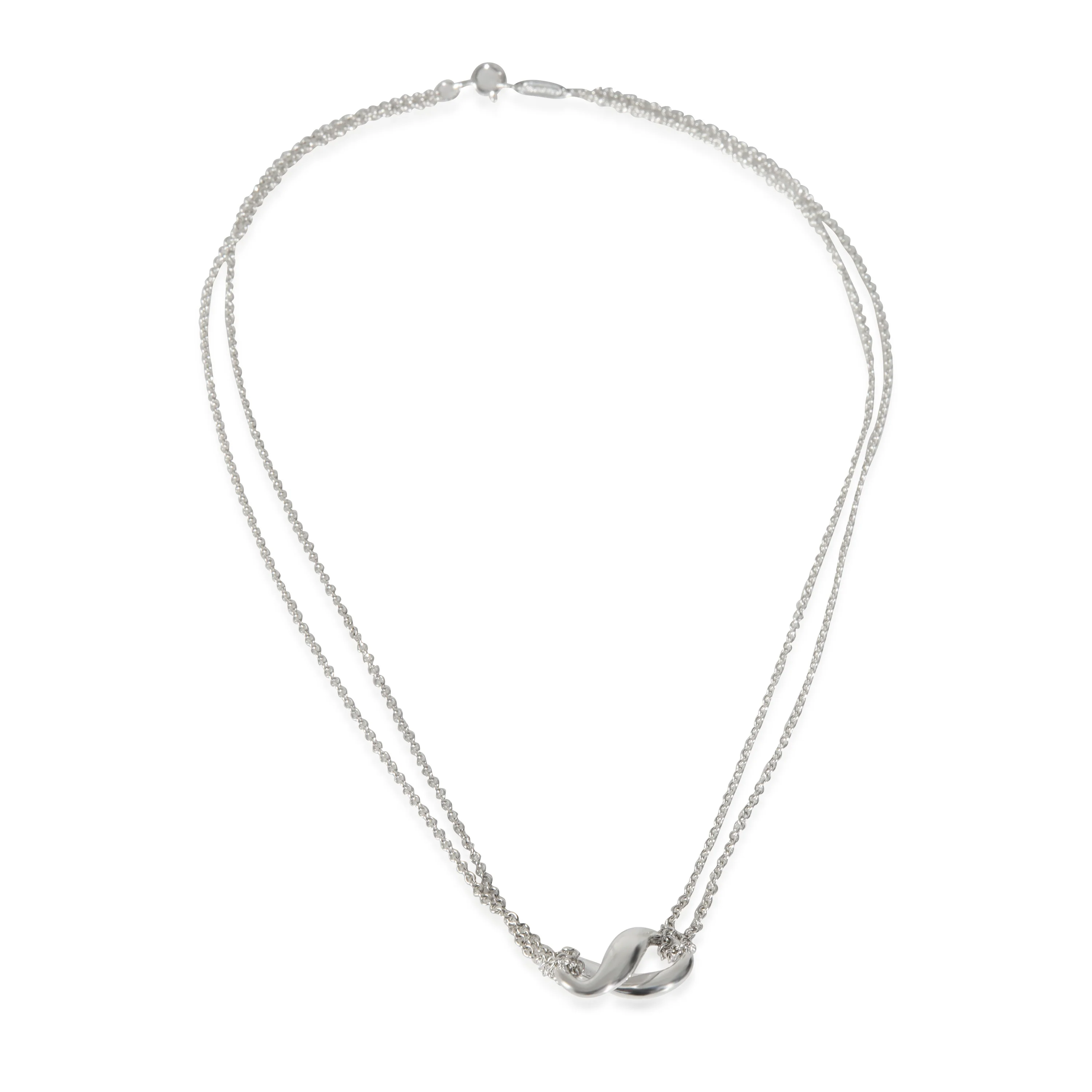 Sterling Silver  Infinity Necklace - Image 2