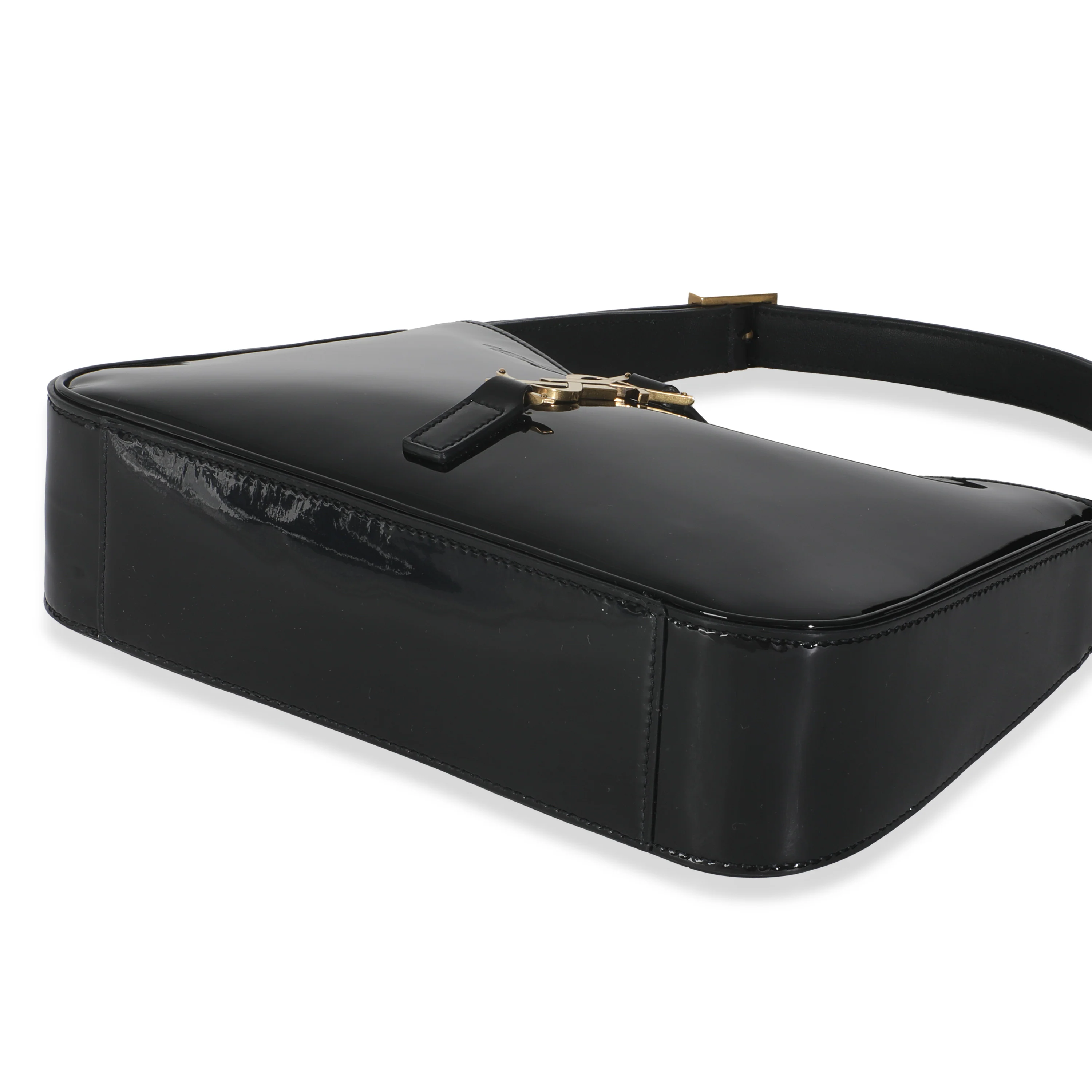 Black Patent Le 5 a 7 Hobo - Image 7