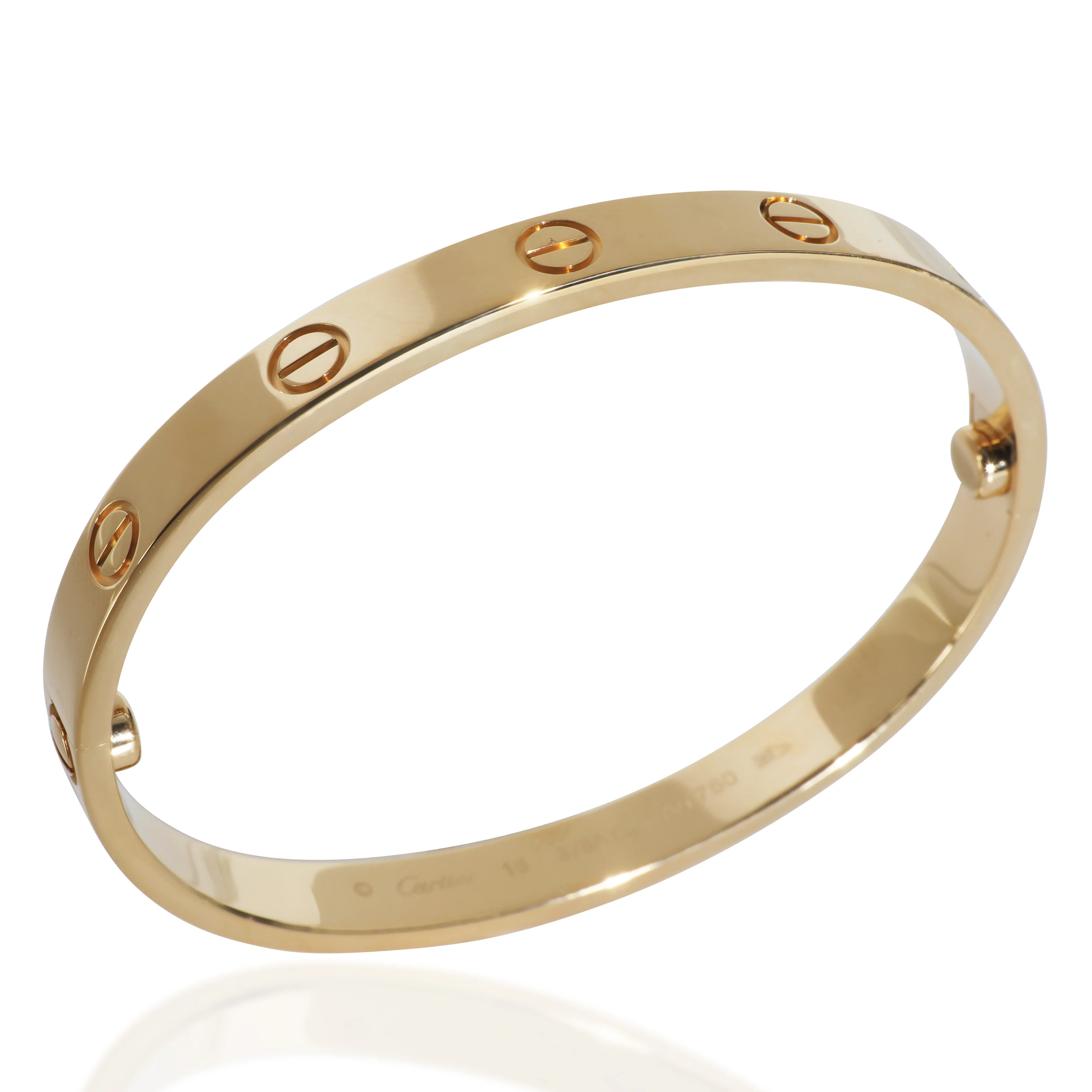 Yellow Gold Love Bracelet - Image 3
