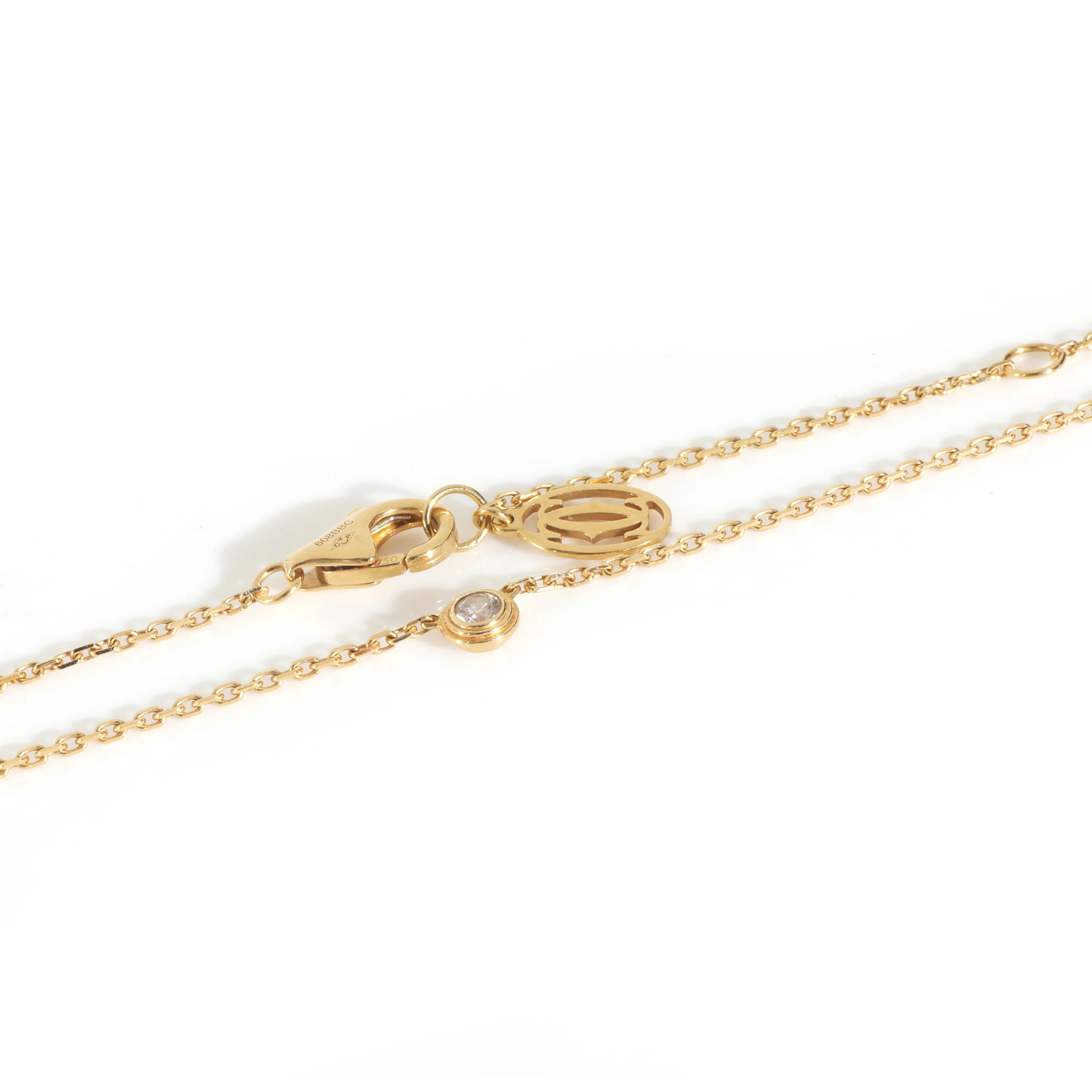 Yellow Gold Diamond Mini Damour - Image 3