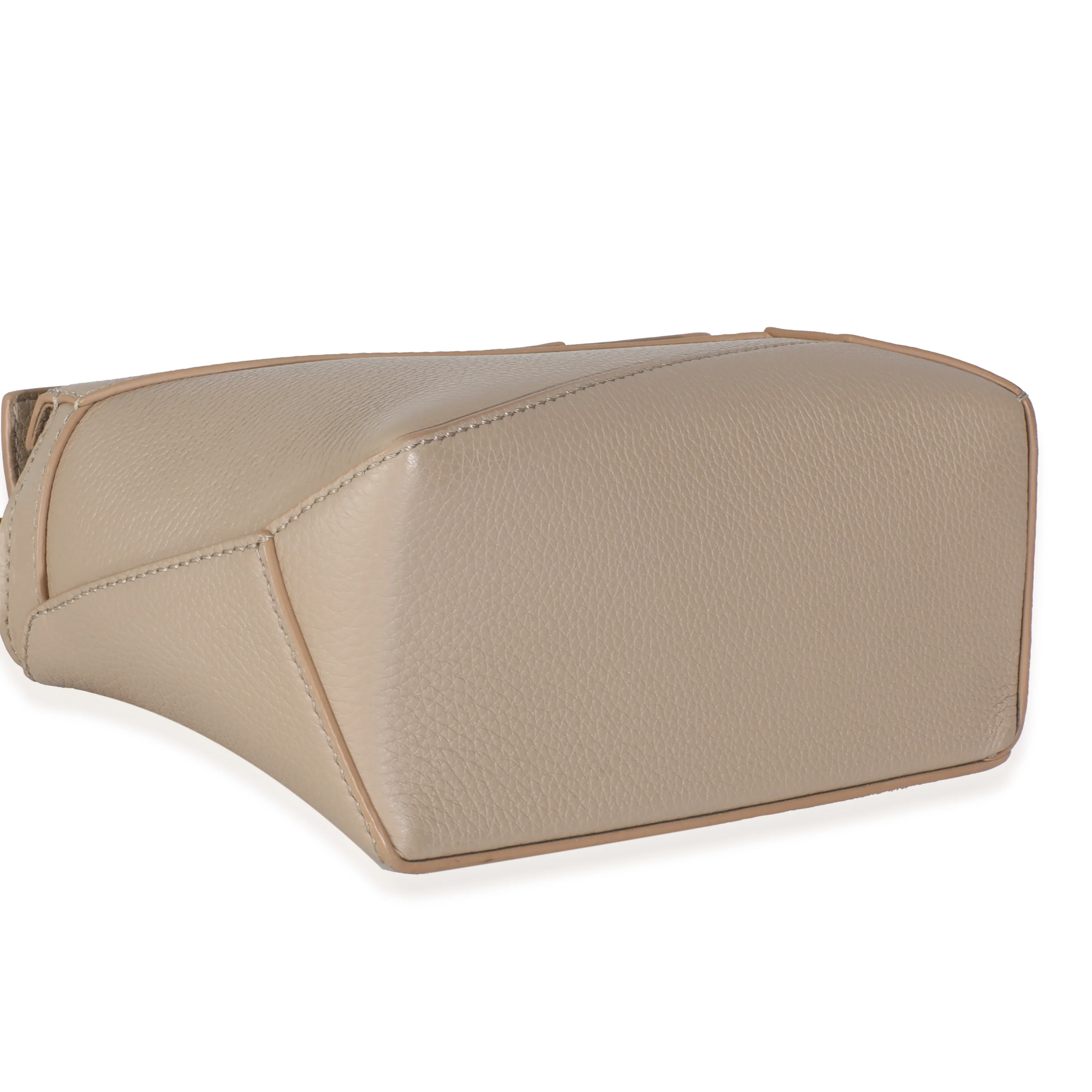Sand Calfskin Mini Puzzle Edge Bag - Image 6