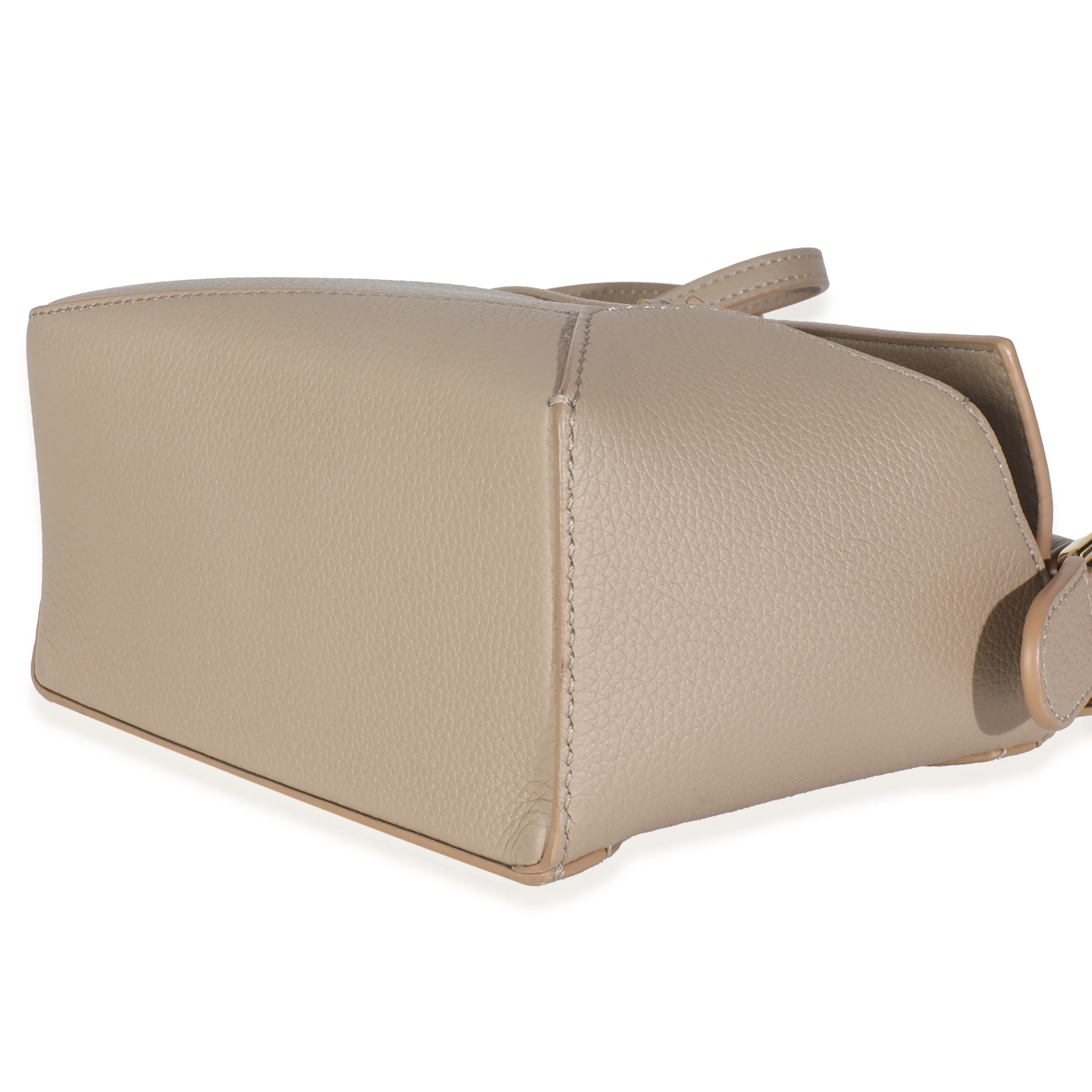 Sand Calfskin Mini Puzzle Edge Bag - Image 7