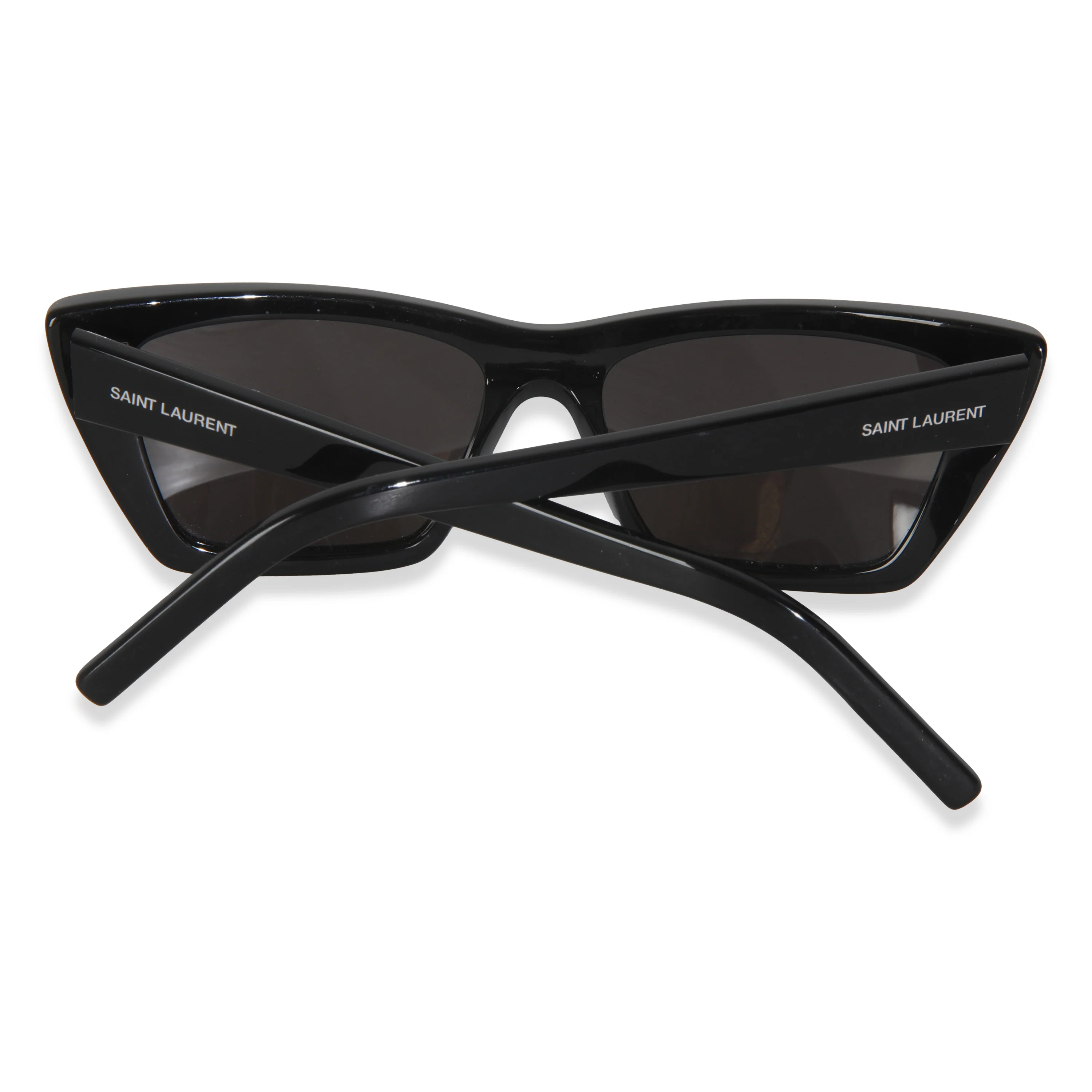 Black Acetate Cat Eye Mica Sunglasses - Image 3