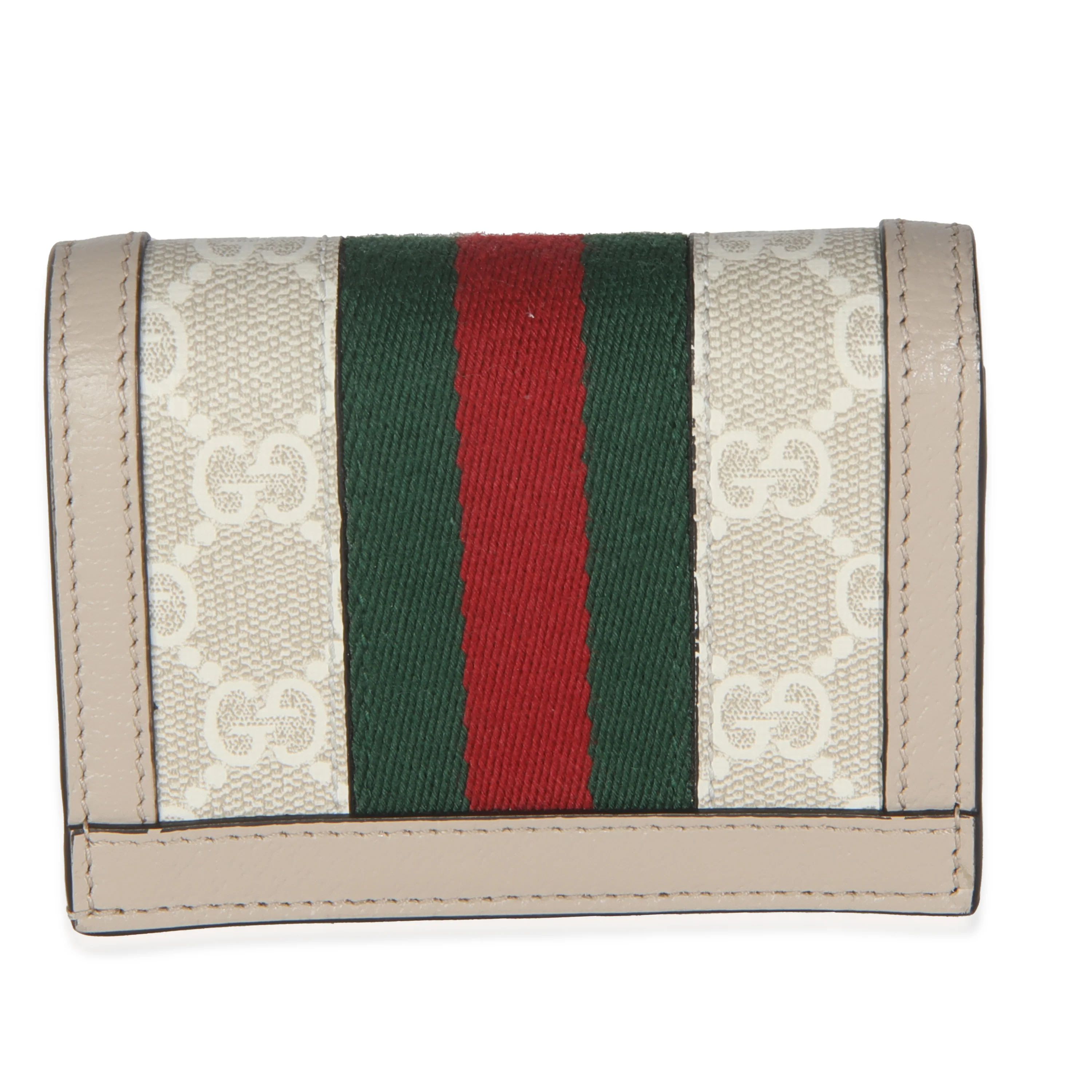 White GG Supreme Canvas Canvas Ophidia Wallet - Image 3
