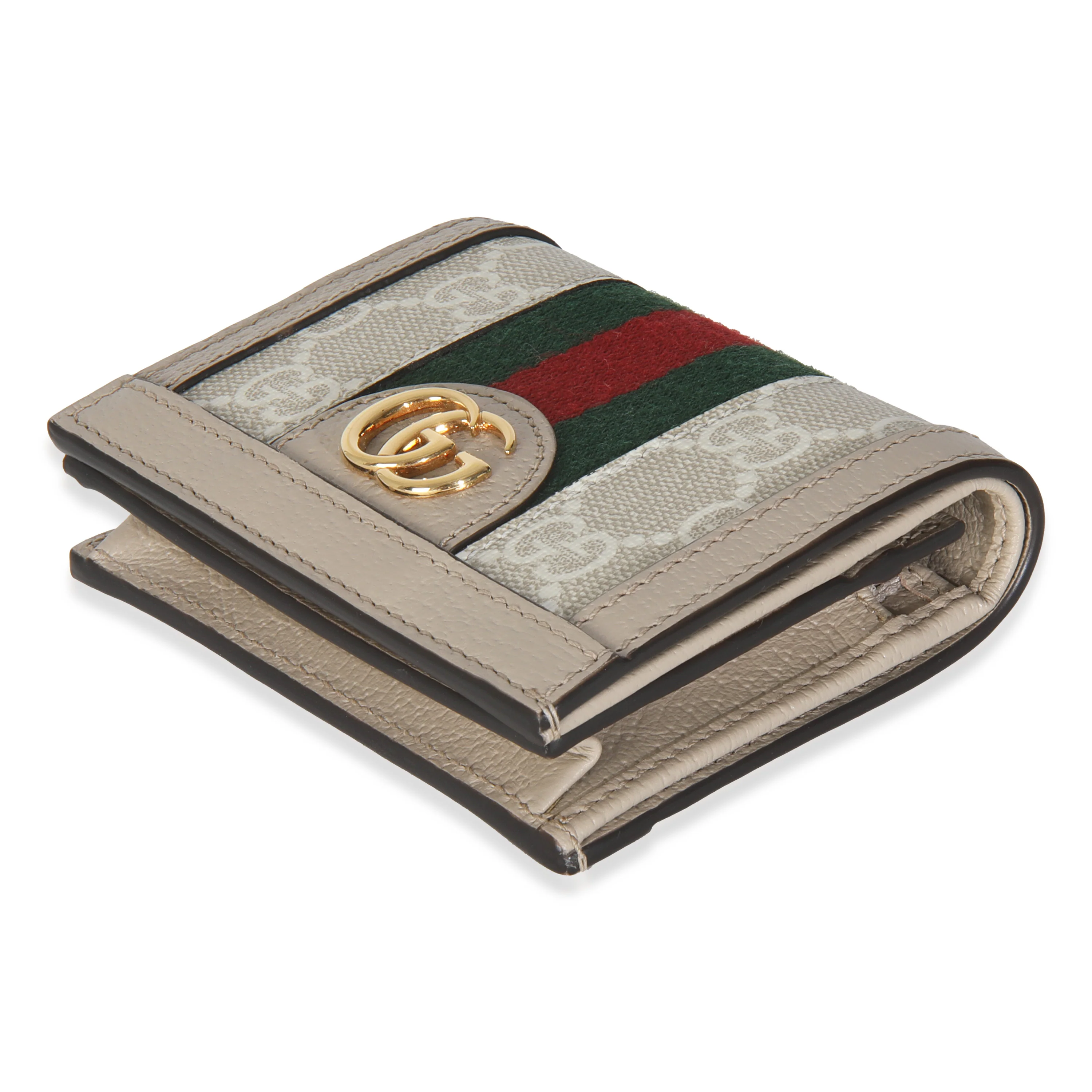White GG Supreme Canvas Canvas Ophidia Wallet - Image 6