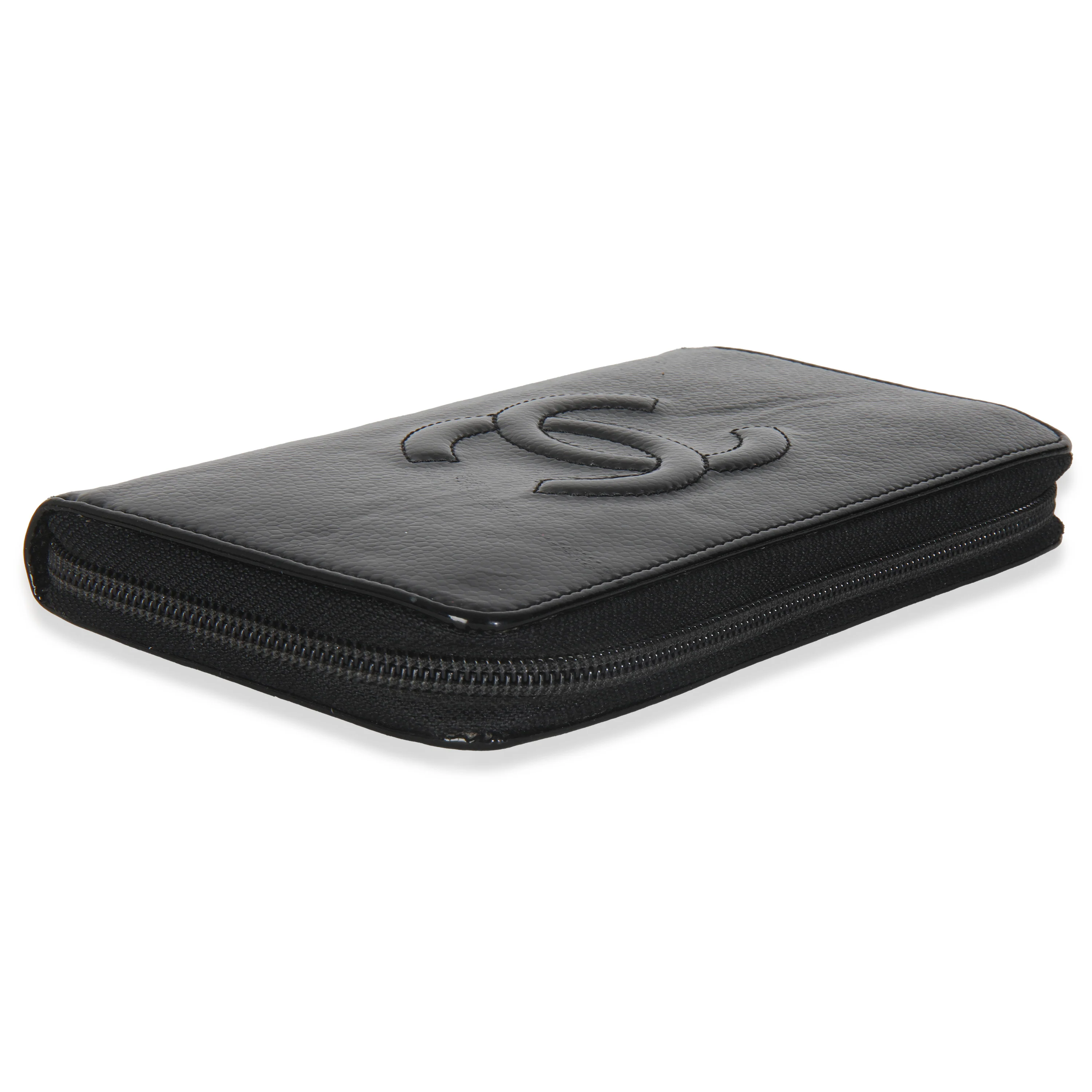 Black Patent Coco Mark Long Wallet - Image 5