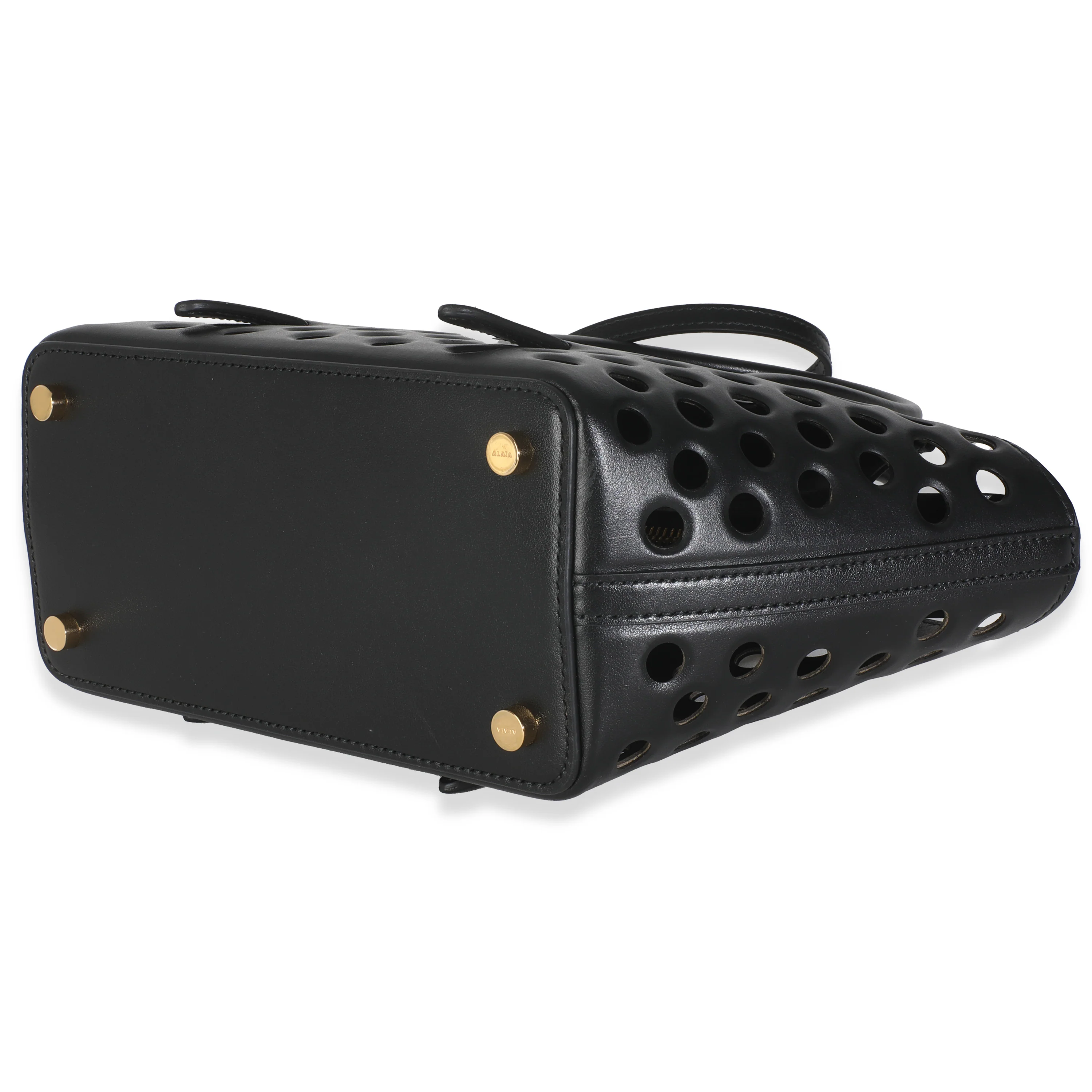 Black Perforated Calfskin Neo Mina 20 - Image 6