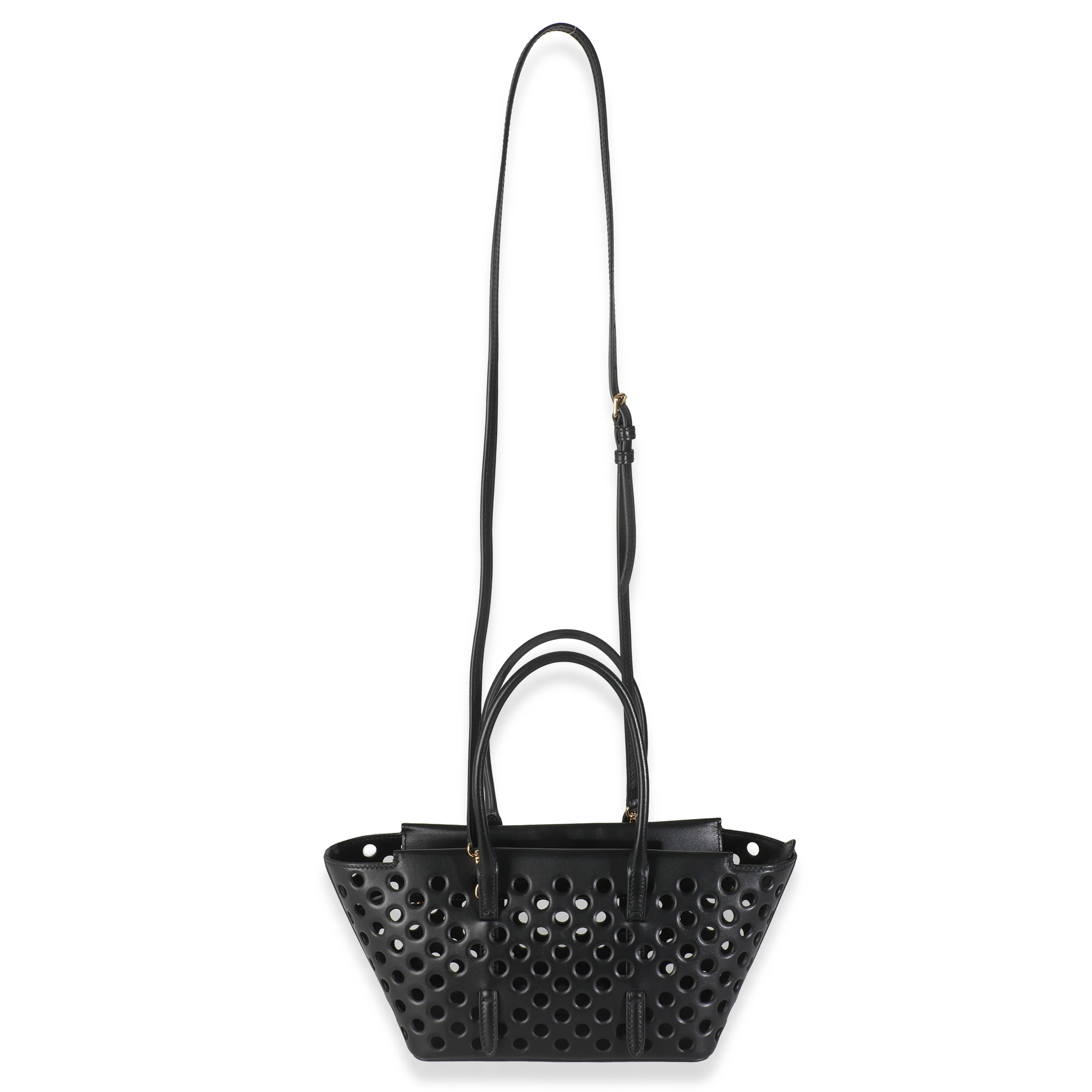 Black Perforated Calfskin Neo Mina 20 - Image 7