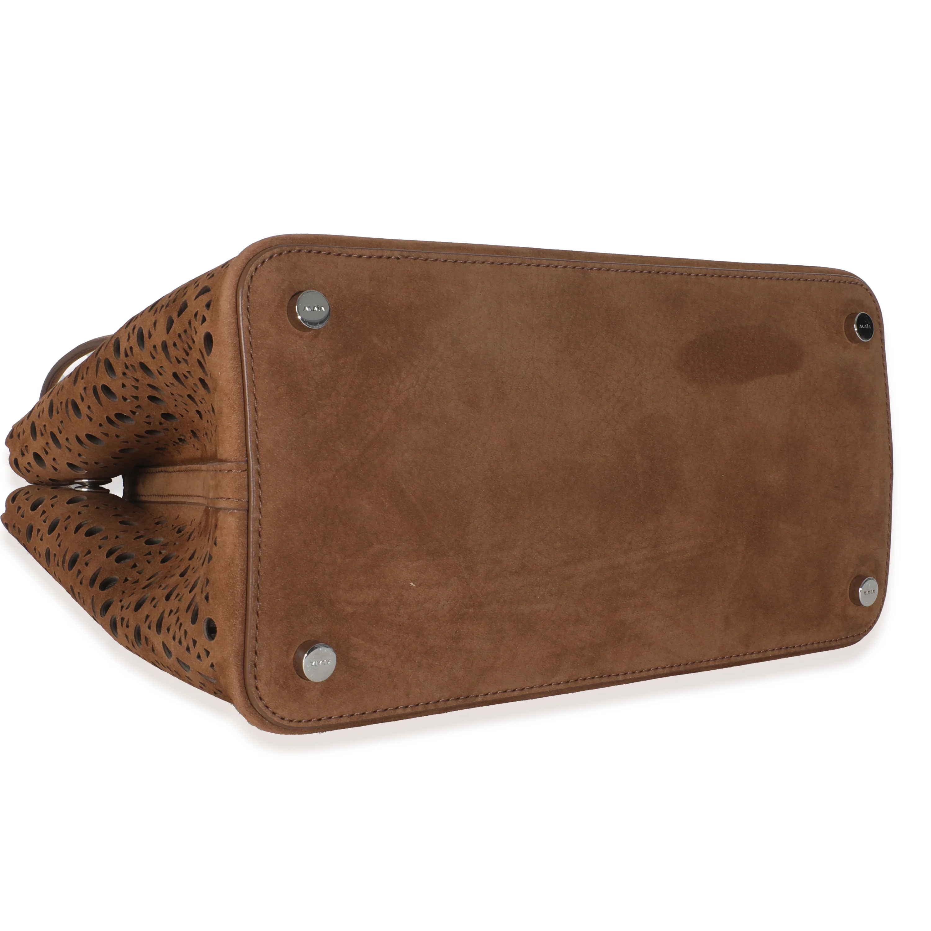 Tan Laser Cut Suede Mina 25 - Image 5