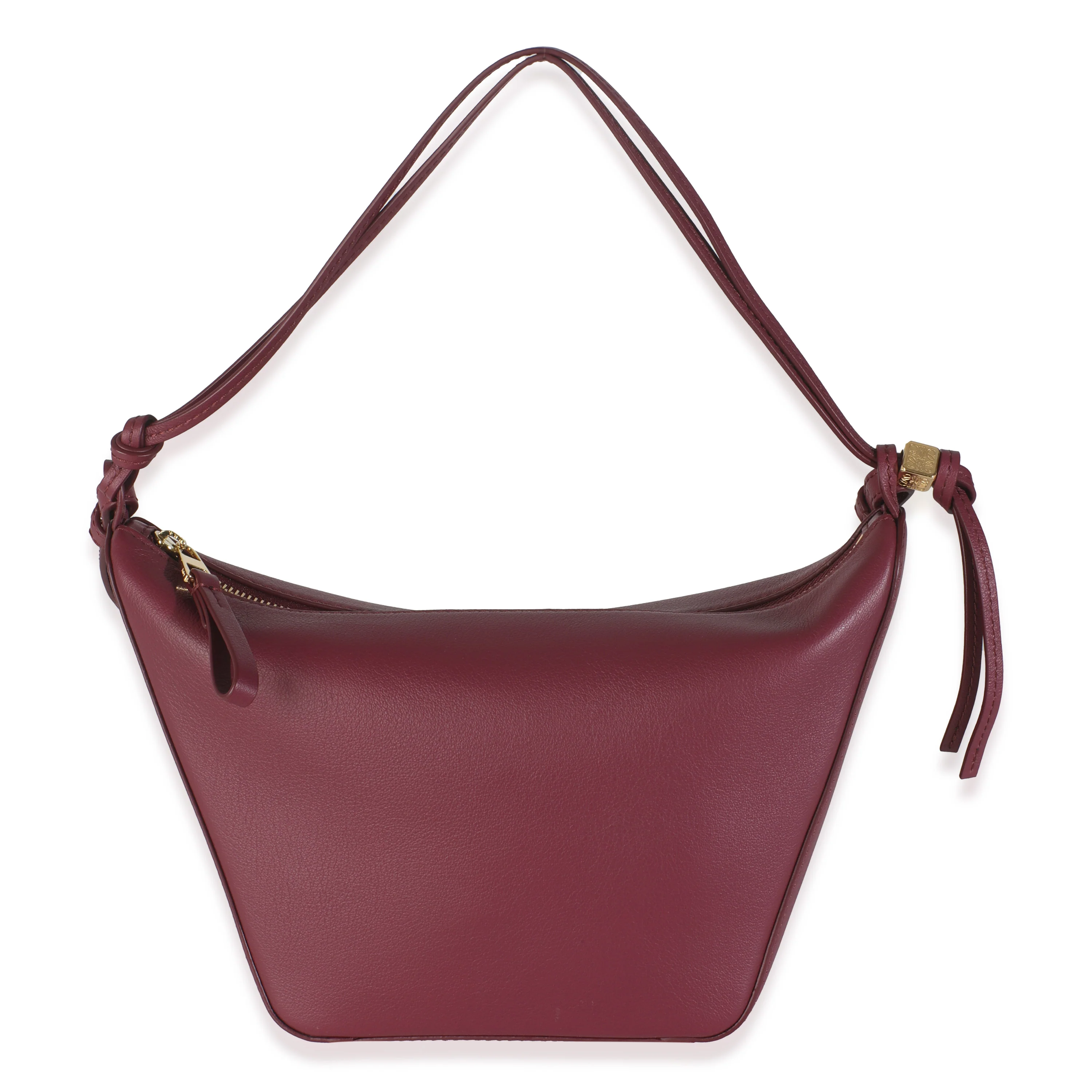 Crimson Calfskin Mini Hammock Hobo