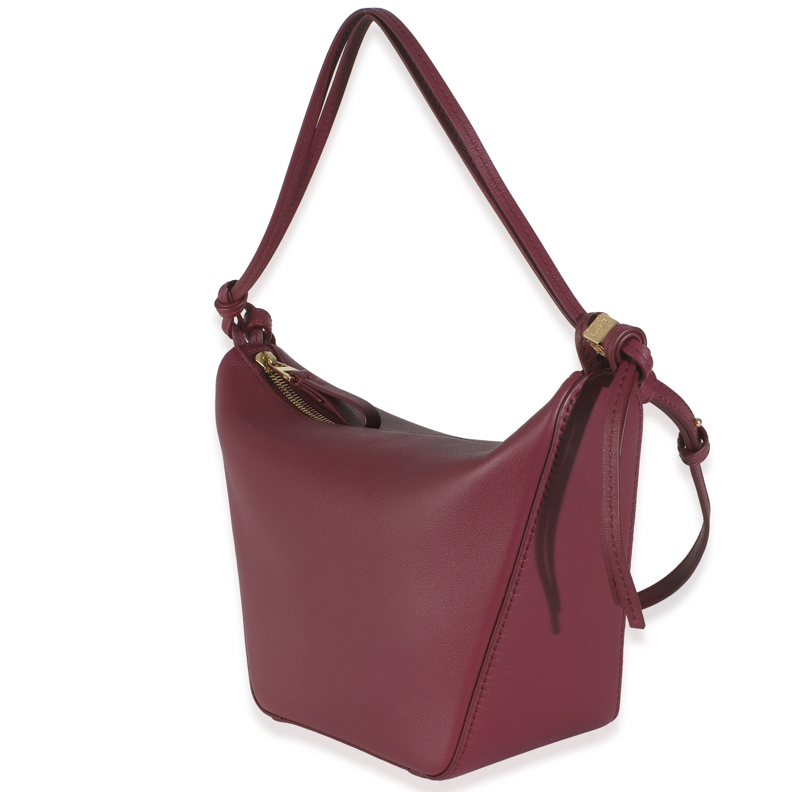 Crimson Calfskin Mini Hammock Hobo - Image 2