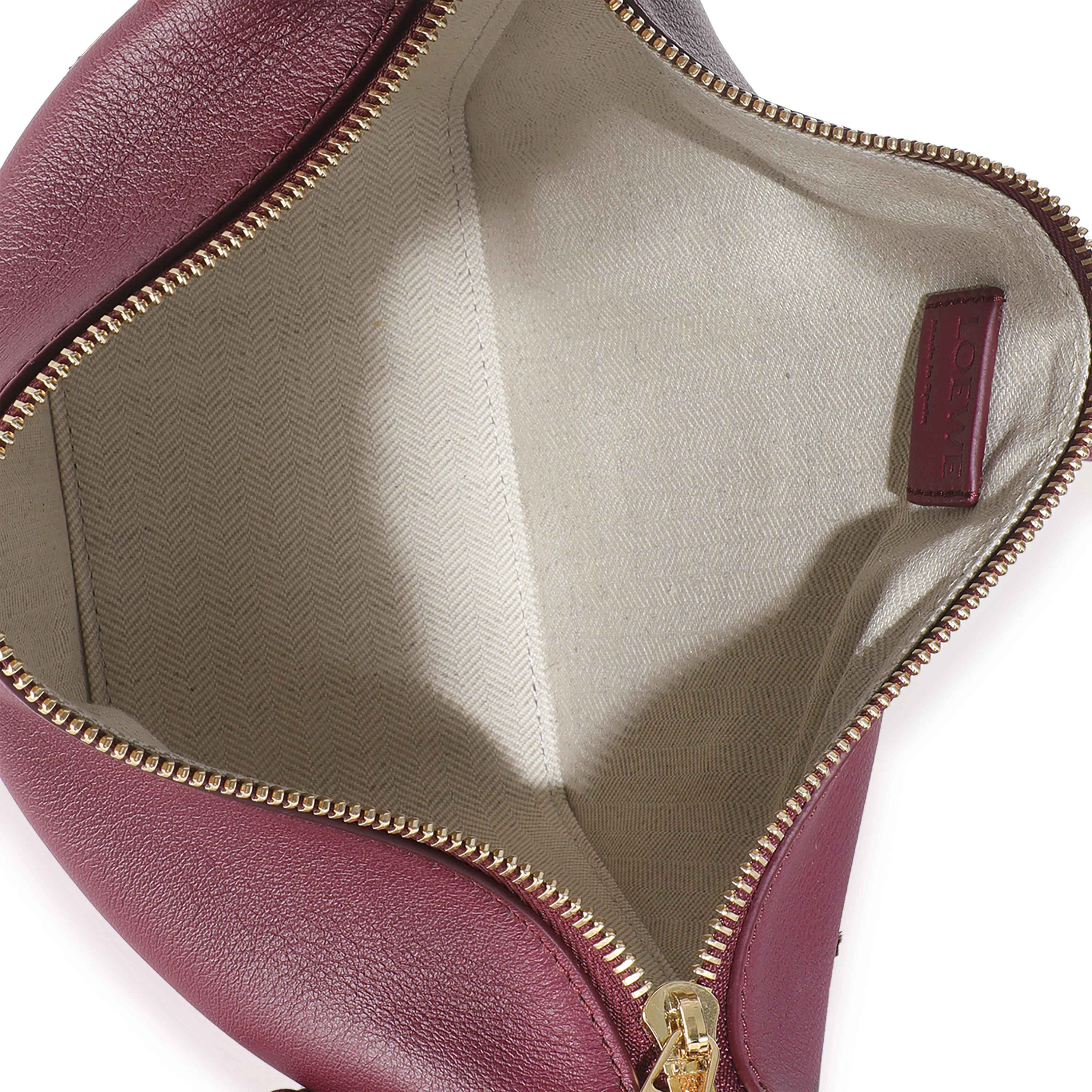 Crimson Calfskin Mini Hammock Hobo - Image 7