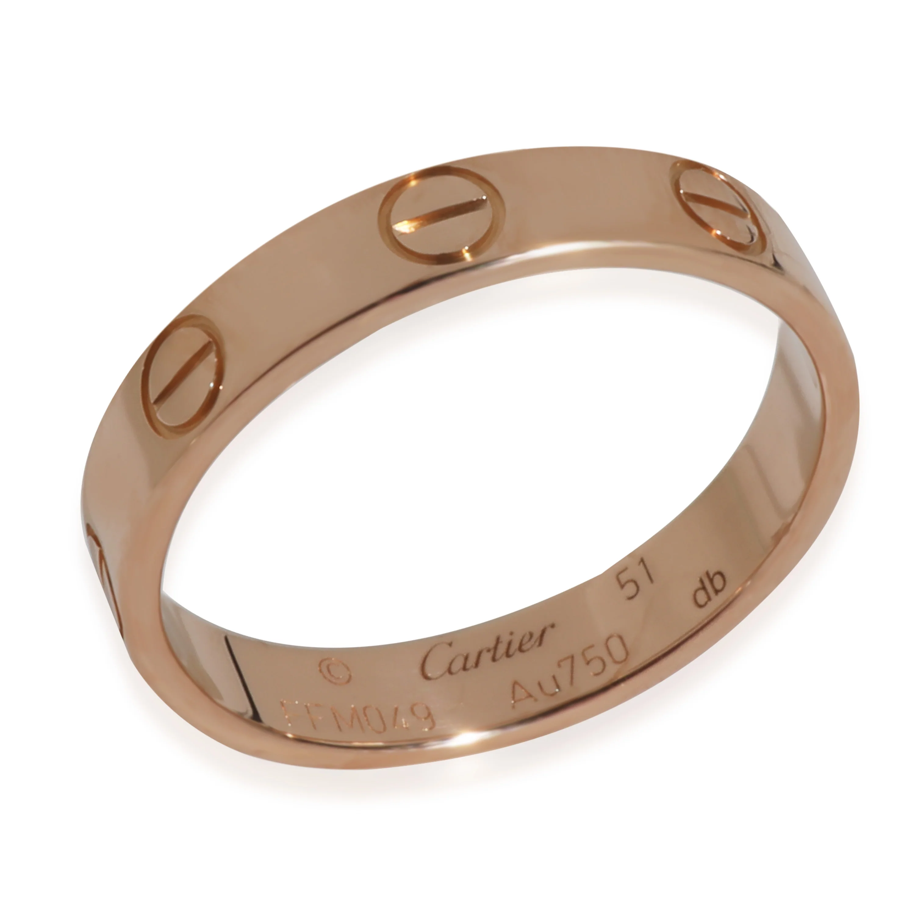 Rose Gold Small Model Love Ring - Image 2