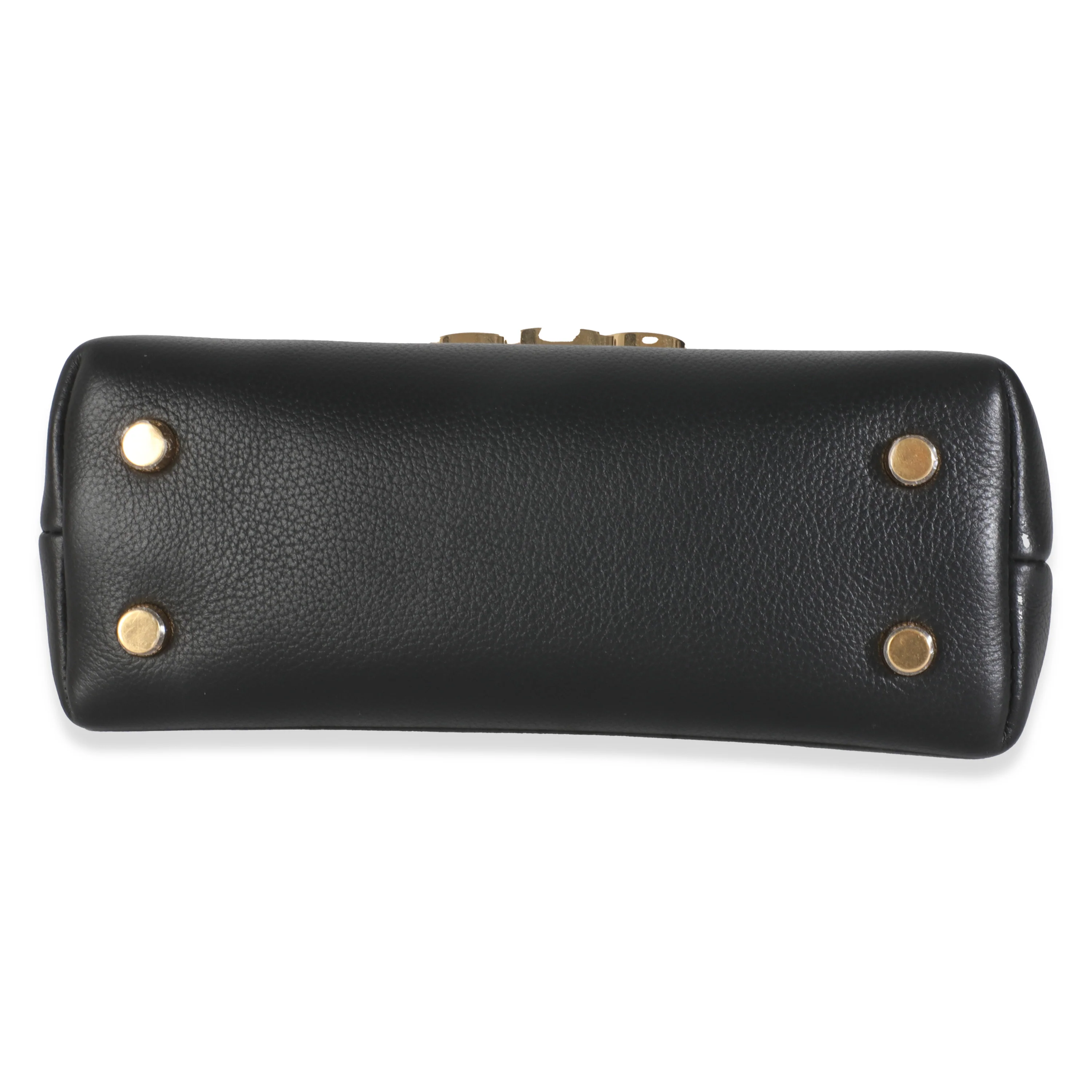 Black Supple Calfskin Teen Nino Top Handle Bag - Image 5
