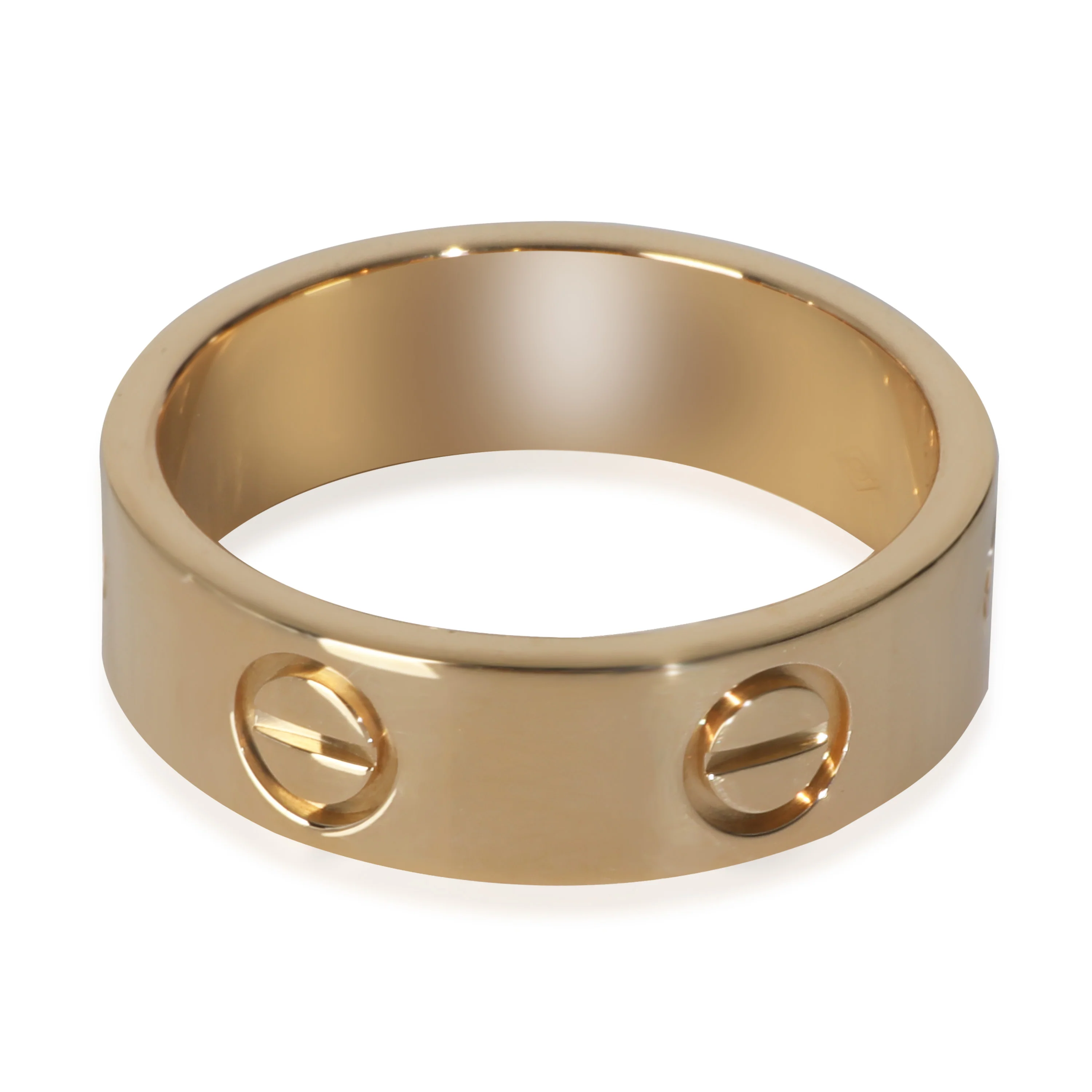 Yellow Gold  Love Ring - Image 3