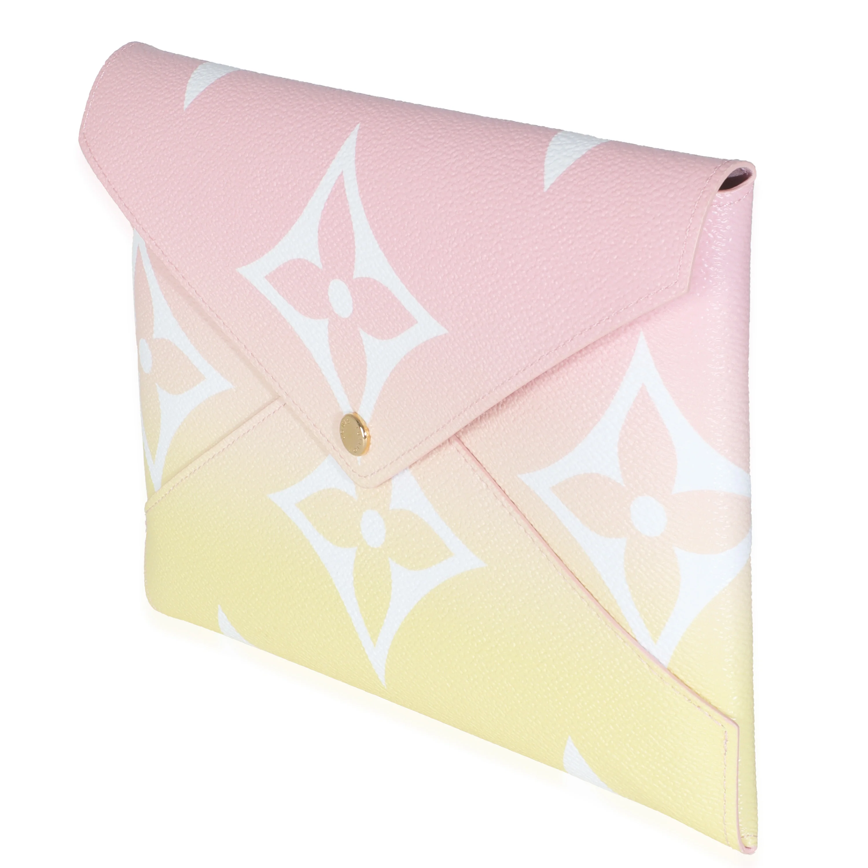 Pink Monogram Giant By The Pool Large Kirigami Pochette GM - Image 2