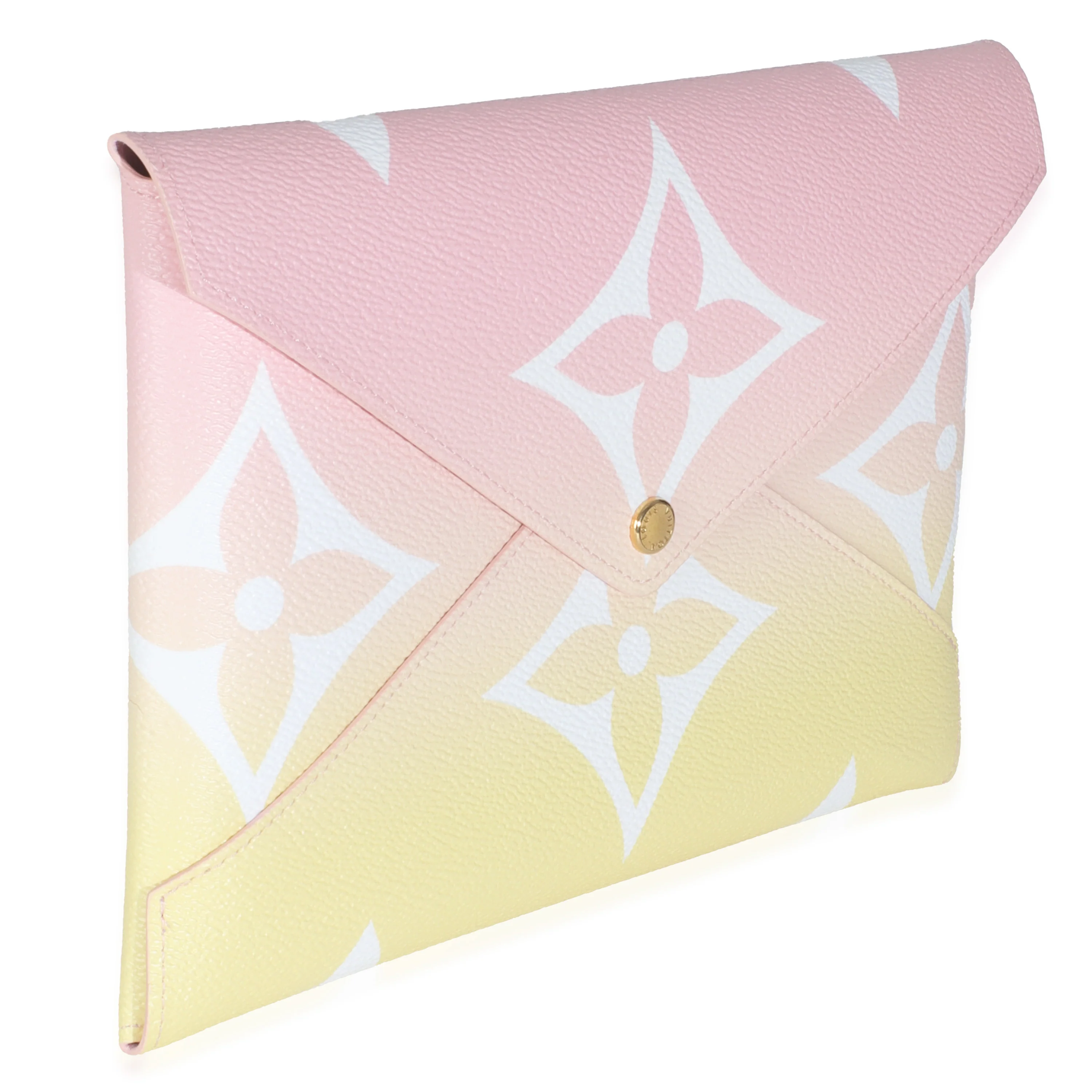 Pink Monogram Giant By The Pool Large Kirigami Pochette GM - Image 3