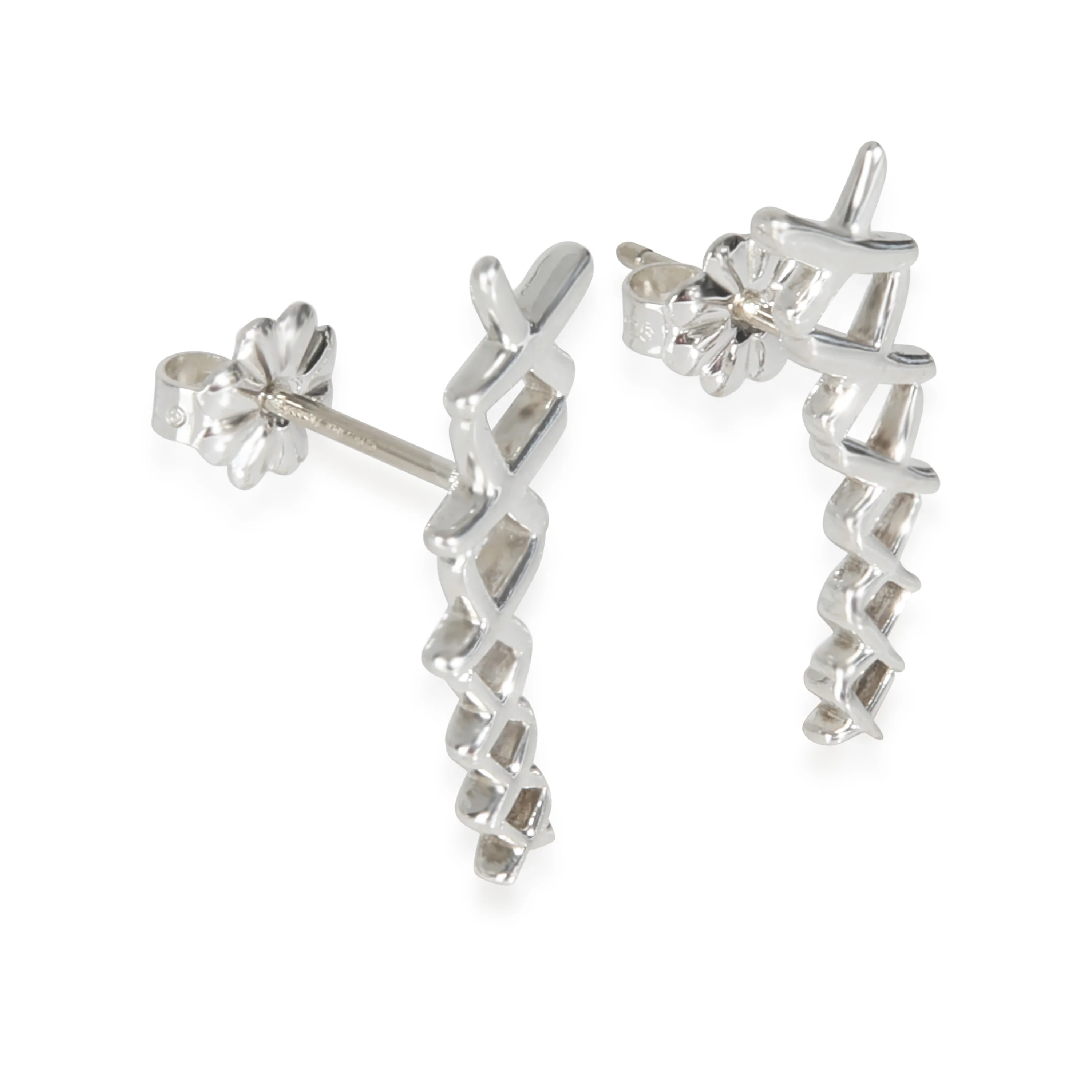 Sterling Silver  Paloma Picasso Grafitti Earrings - Image 2