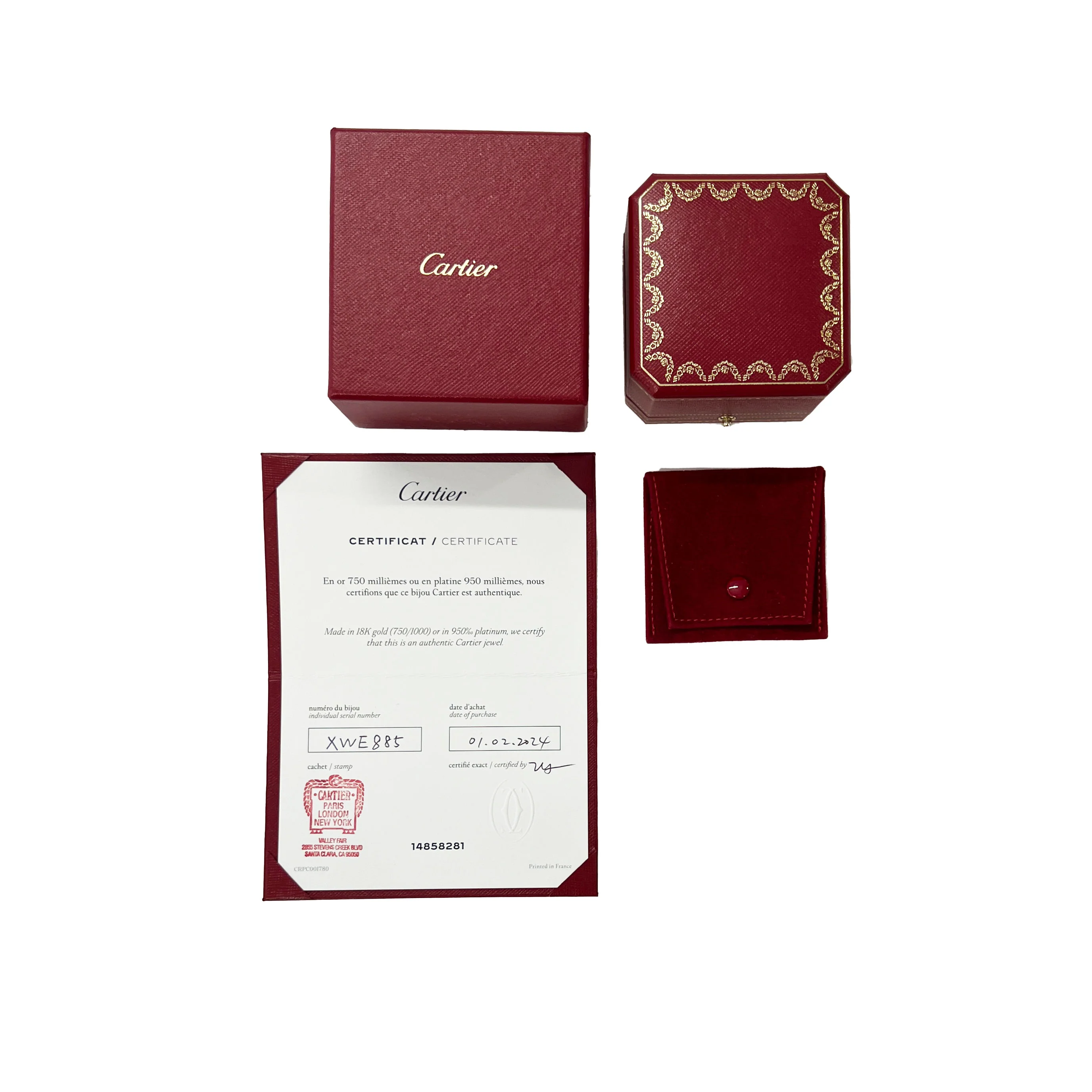 Rose Gold Small Model Love Ring - Image 4