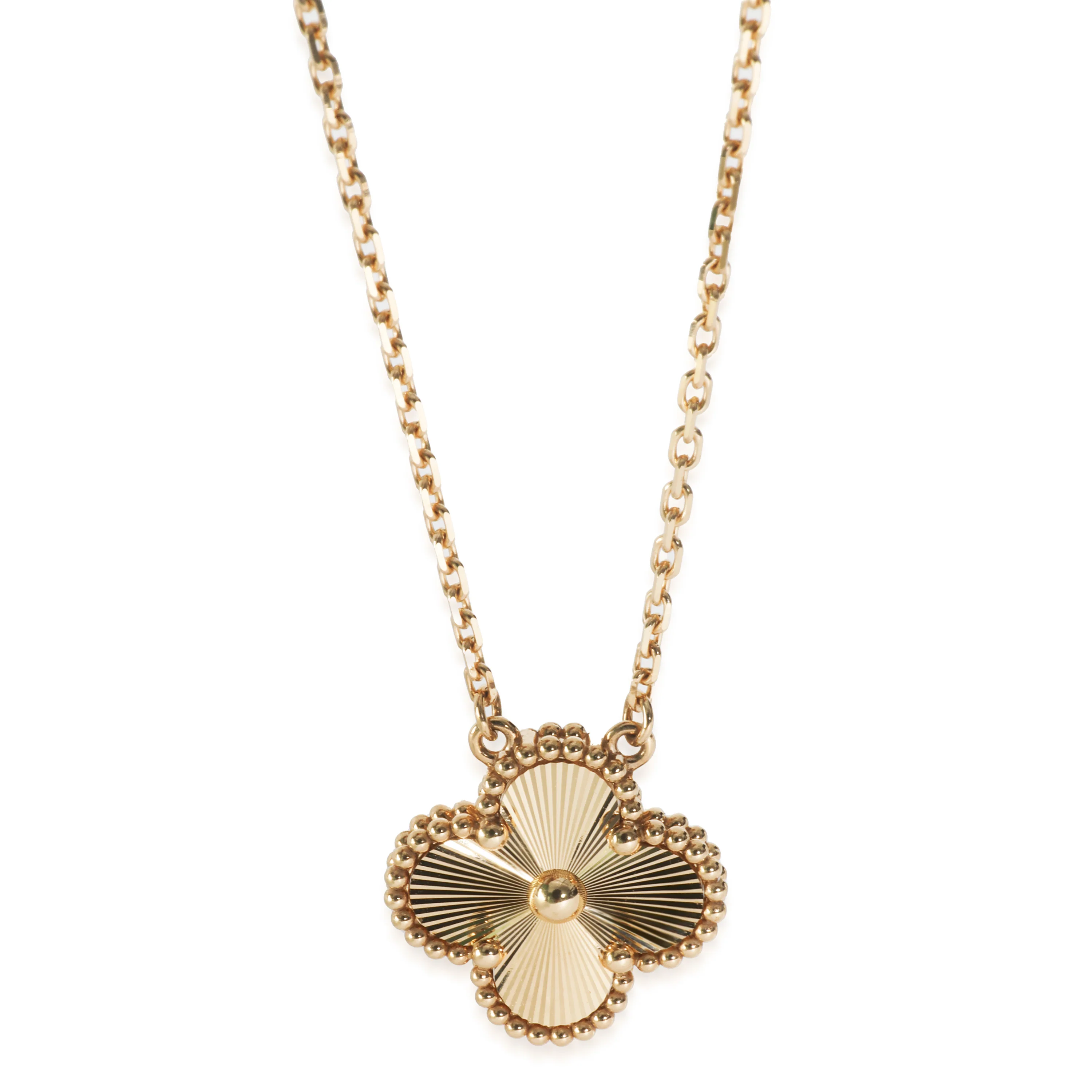 Yellow Gold Vintage Alhambra Pendant