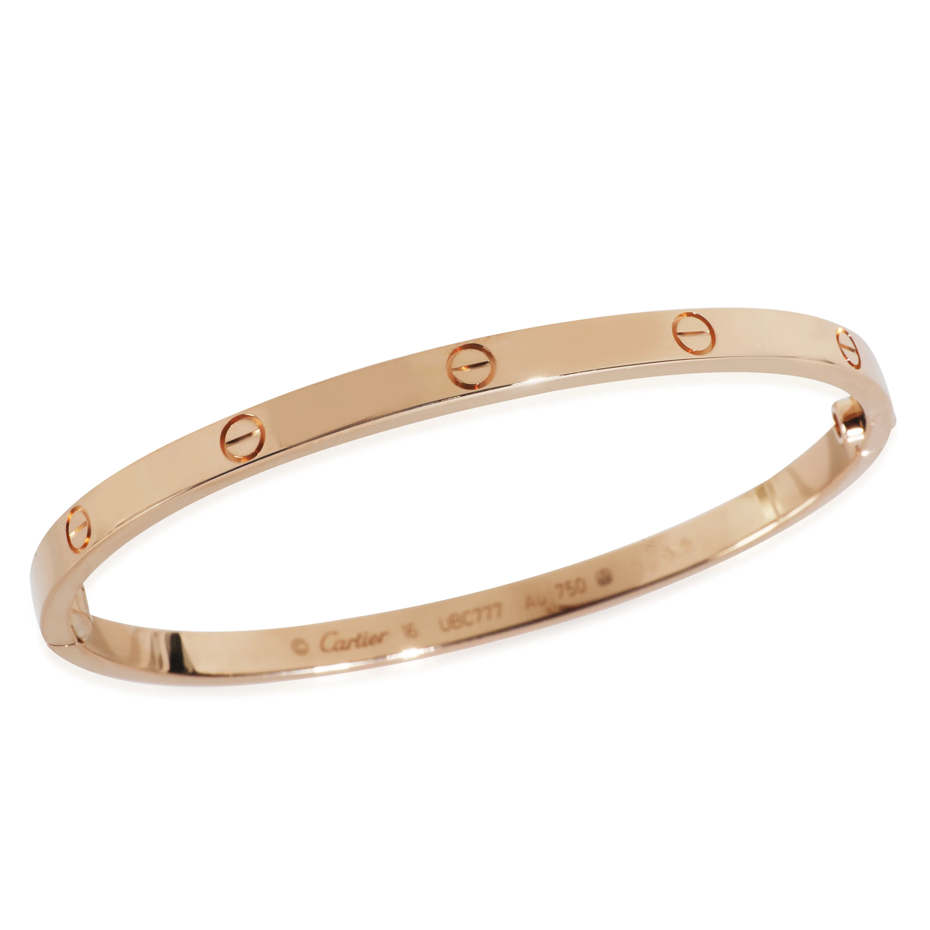 Rose Gold Small Model Love Bracelet - Image 2