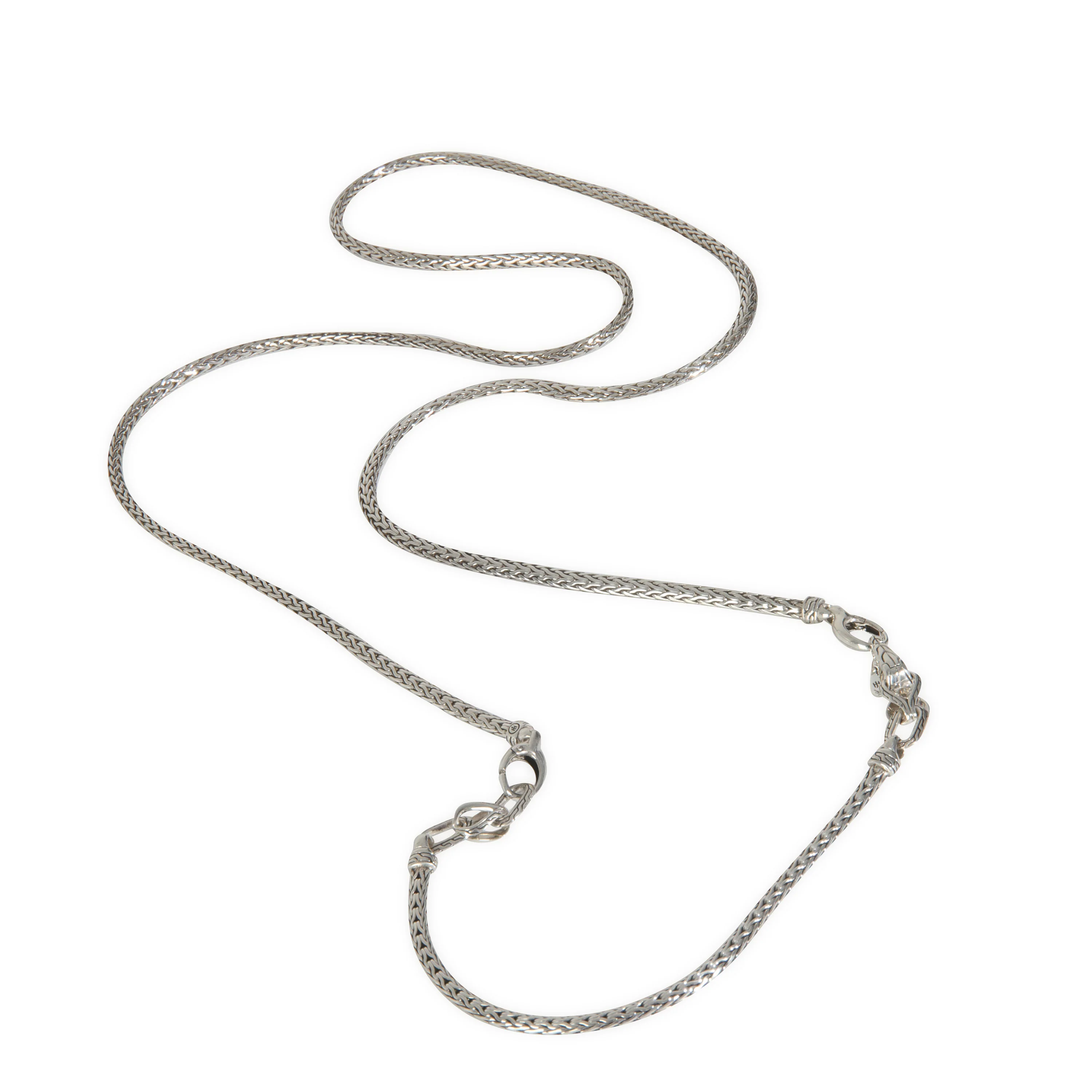 Sterling Silver  Classic Chain Convertible Necklace - Image 4