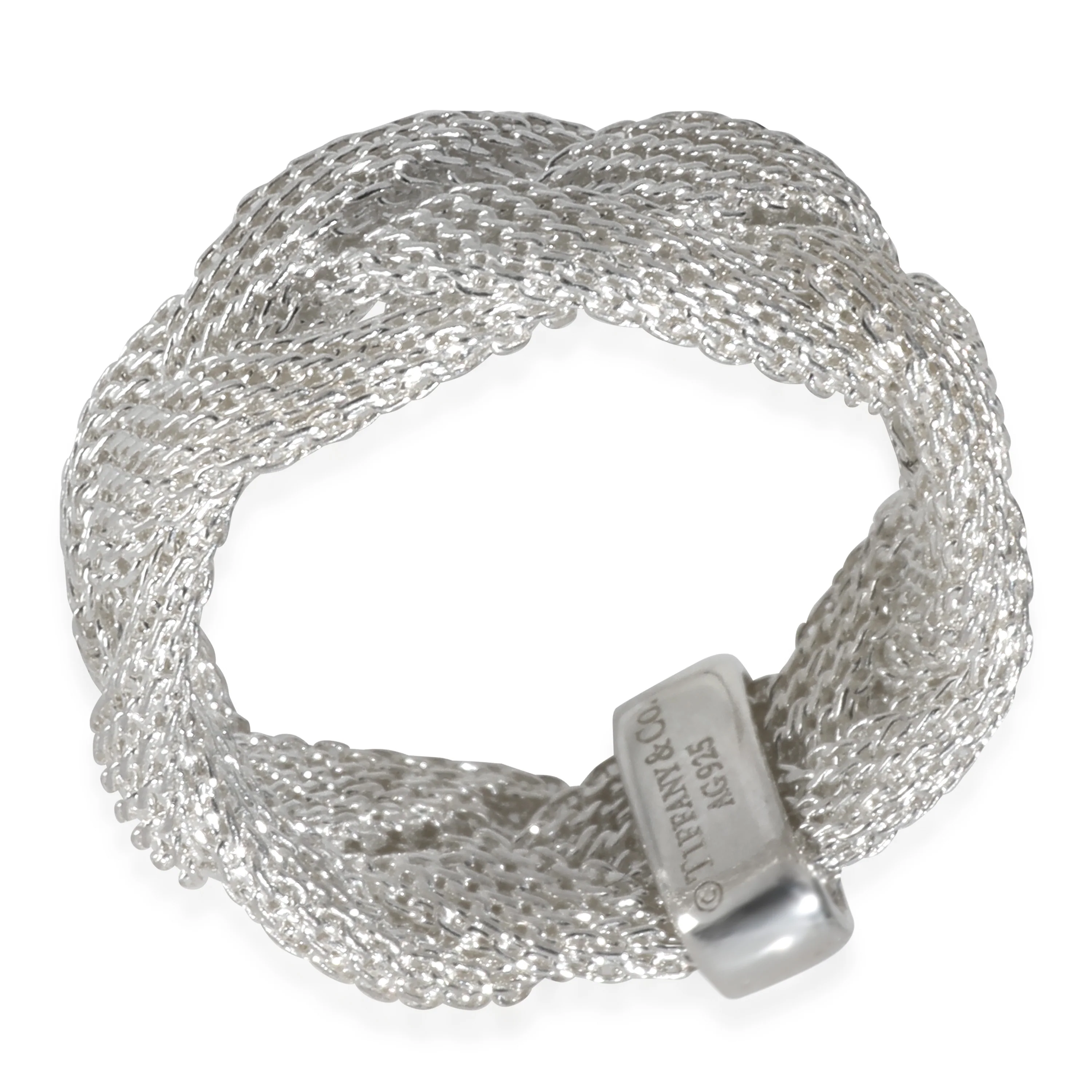 Sterling Silver Somerset Mesh Ring - Image 3