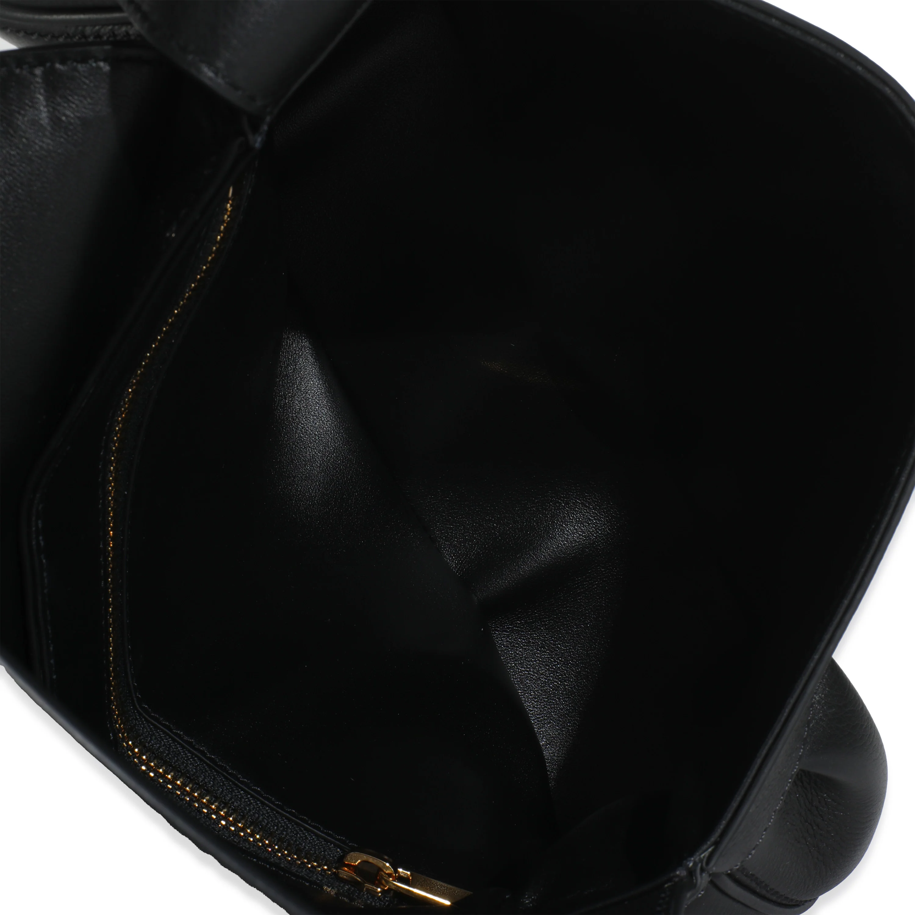 Black Supple Calfskin Medium Polly Bag - Image 7