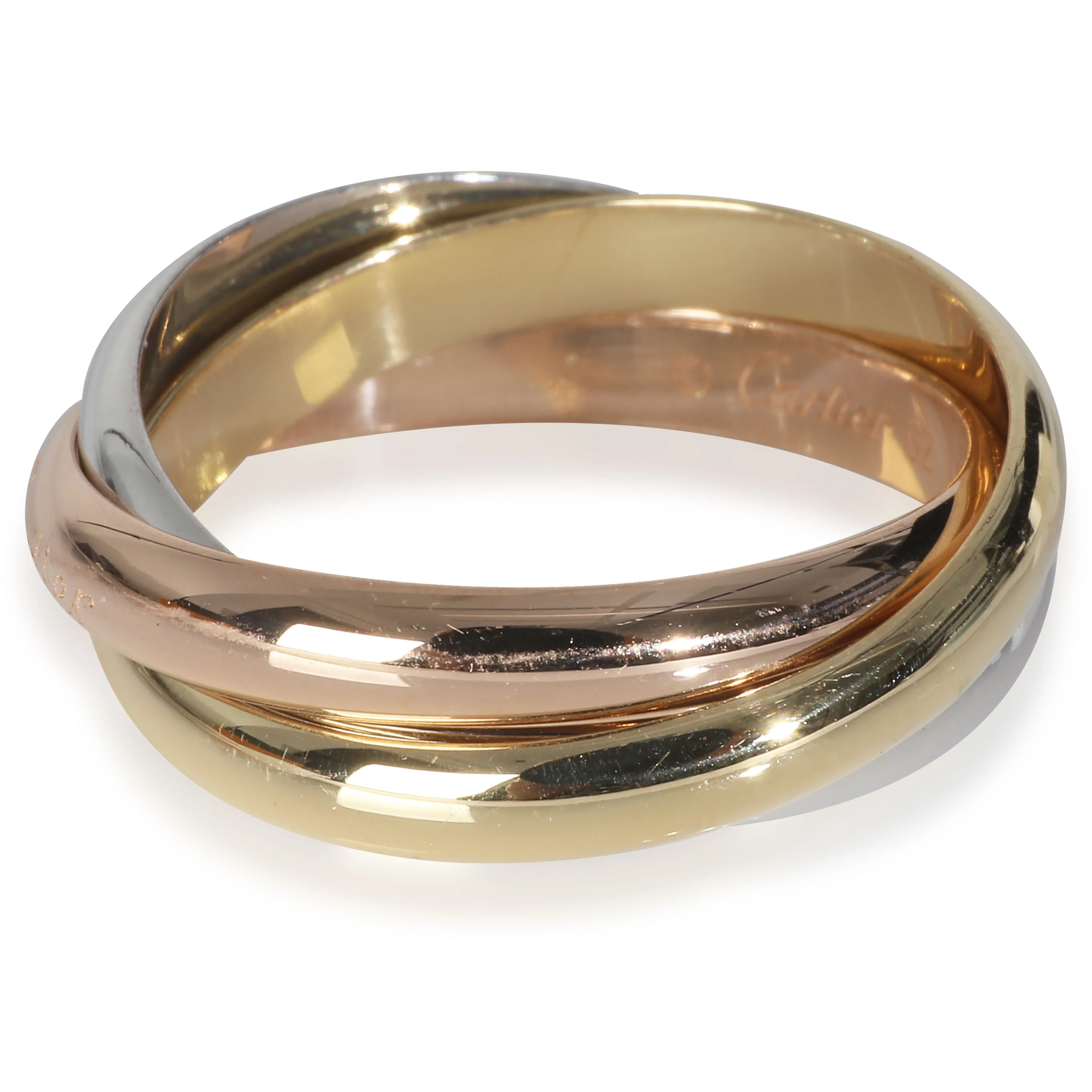 3-Tone Gold Trinity Ring - Image 2
