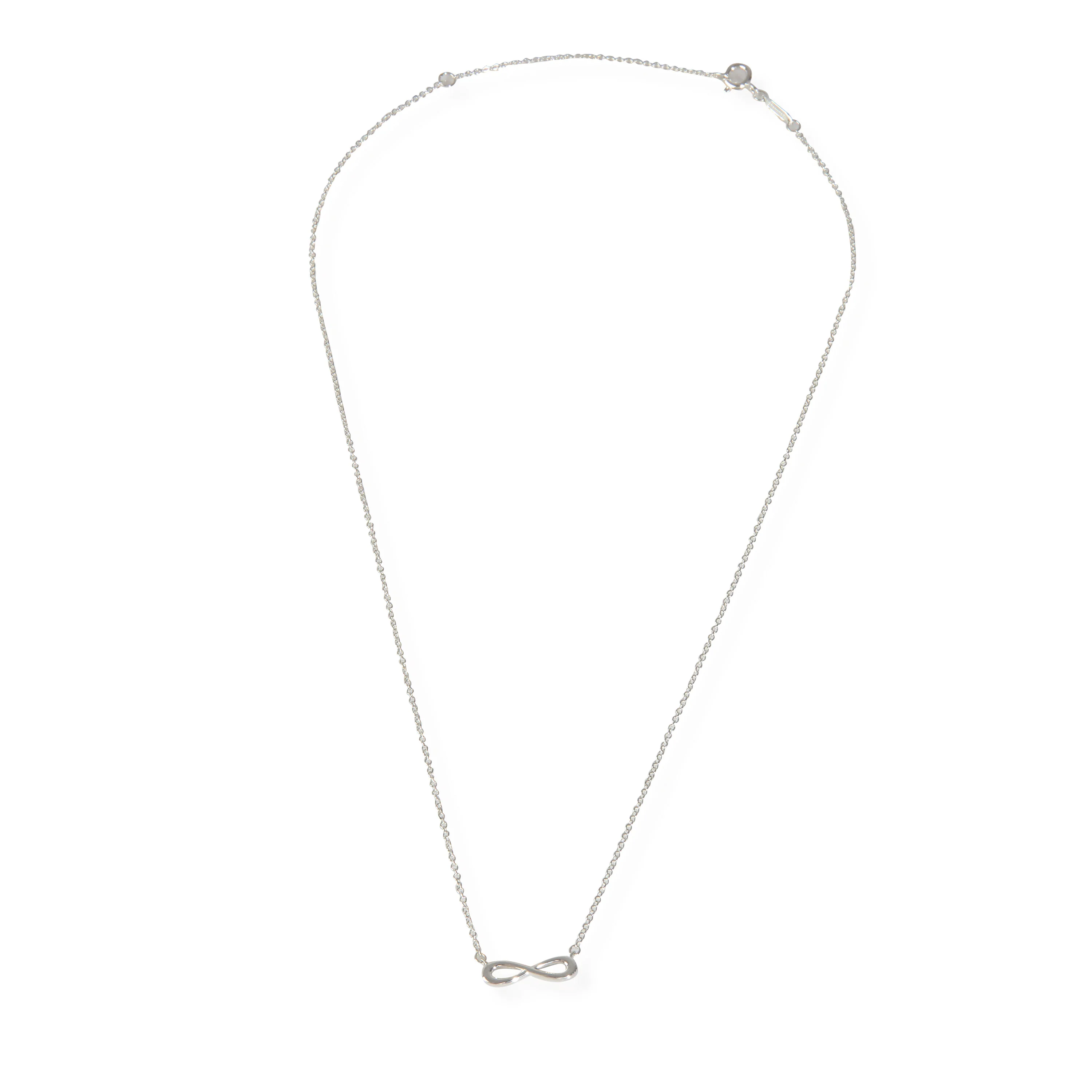Sterling Silver Infinity Necklace - Image 2