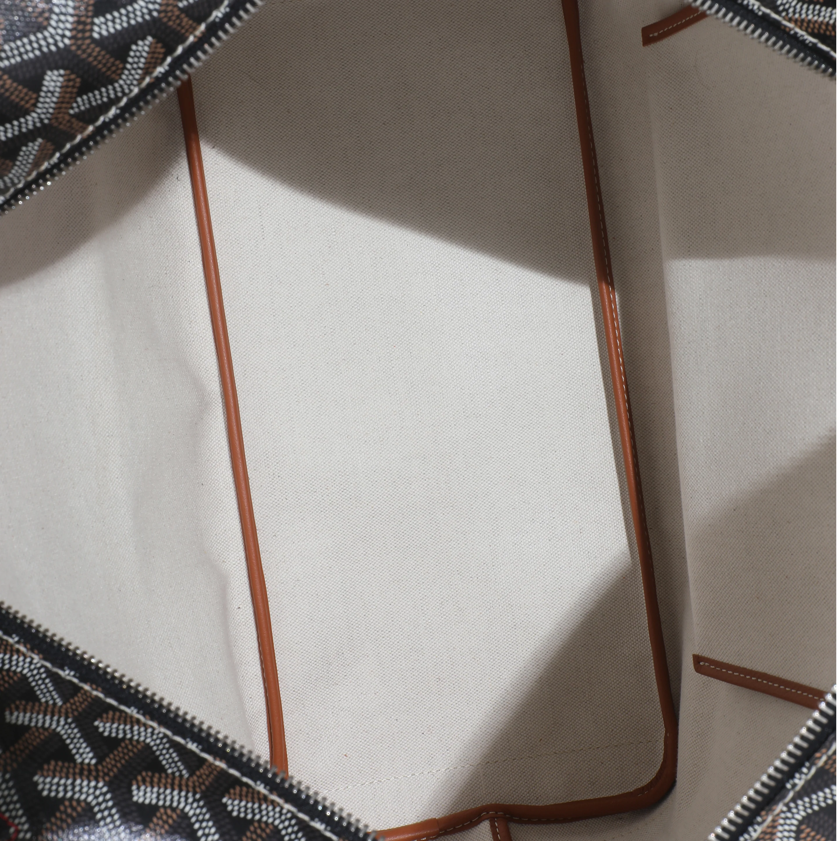 Tan Black Goyardine Canvas Artois MM - Image 8