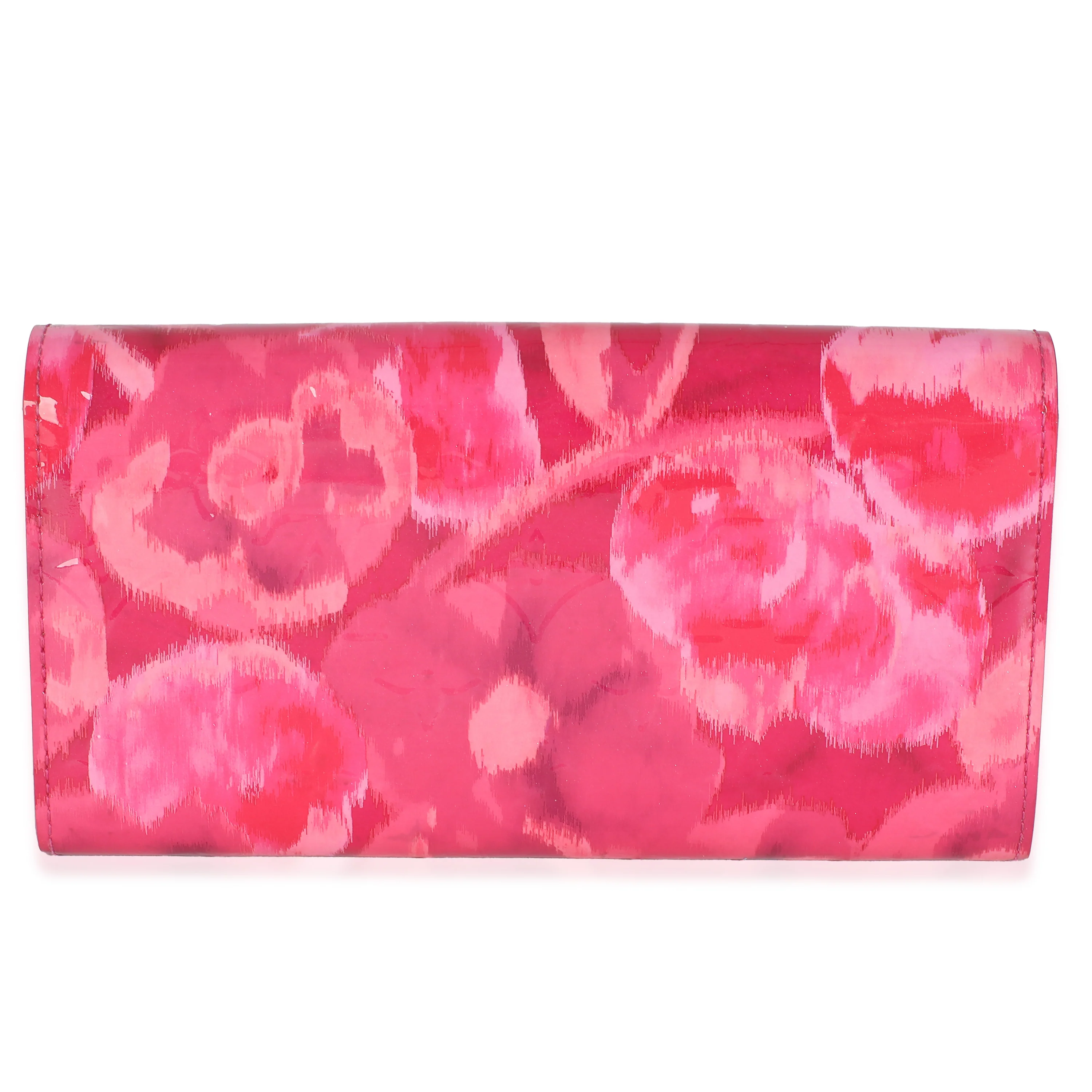 Indian Rose Ikat Monogram Vernis Sarah Wallet - Image 3
