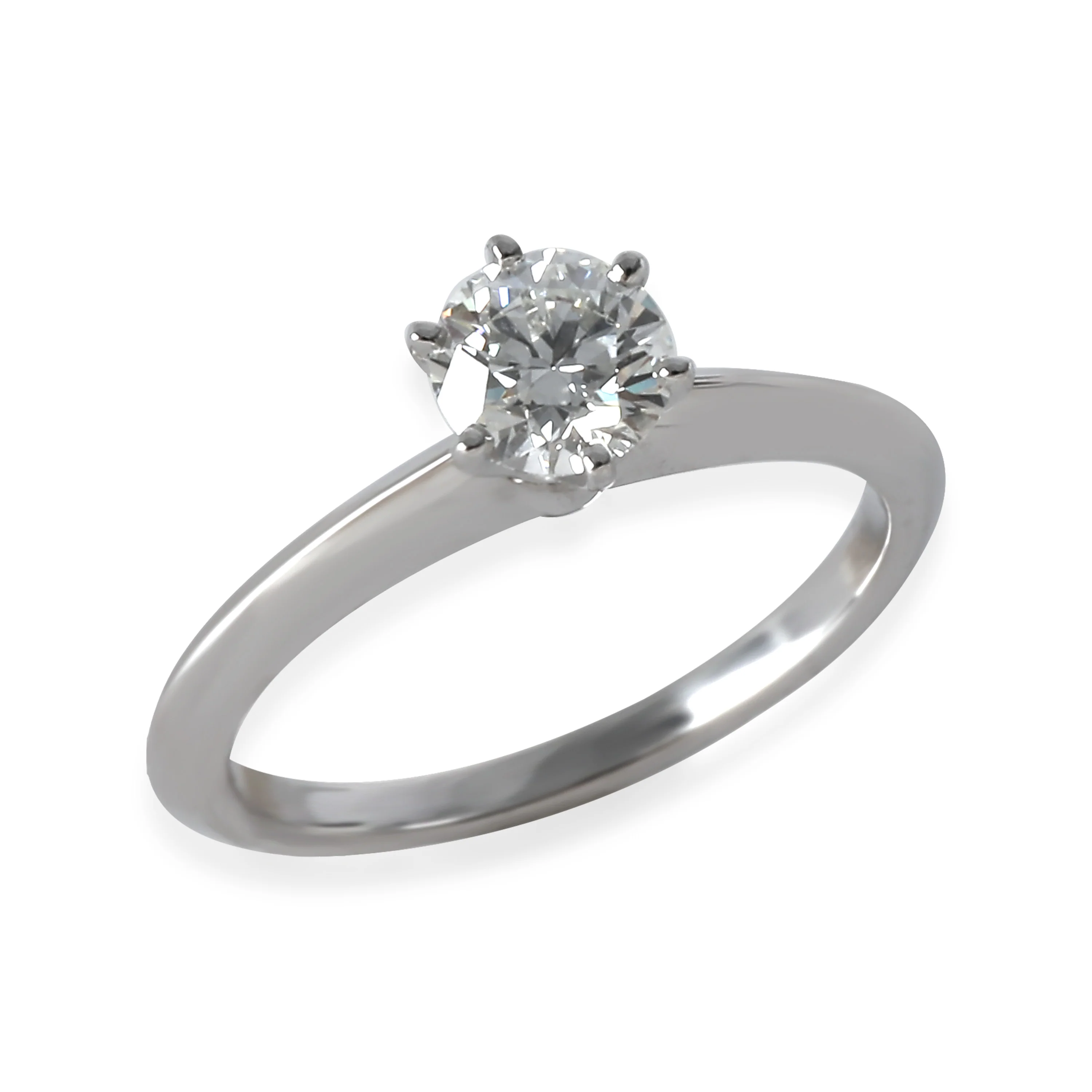 0.62 ct Round Brilliant Diamond Tiffany Solitaire Engagement Ring - Image 3