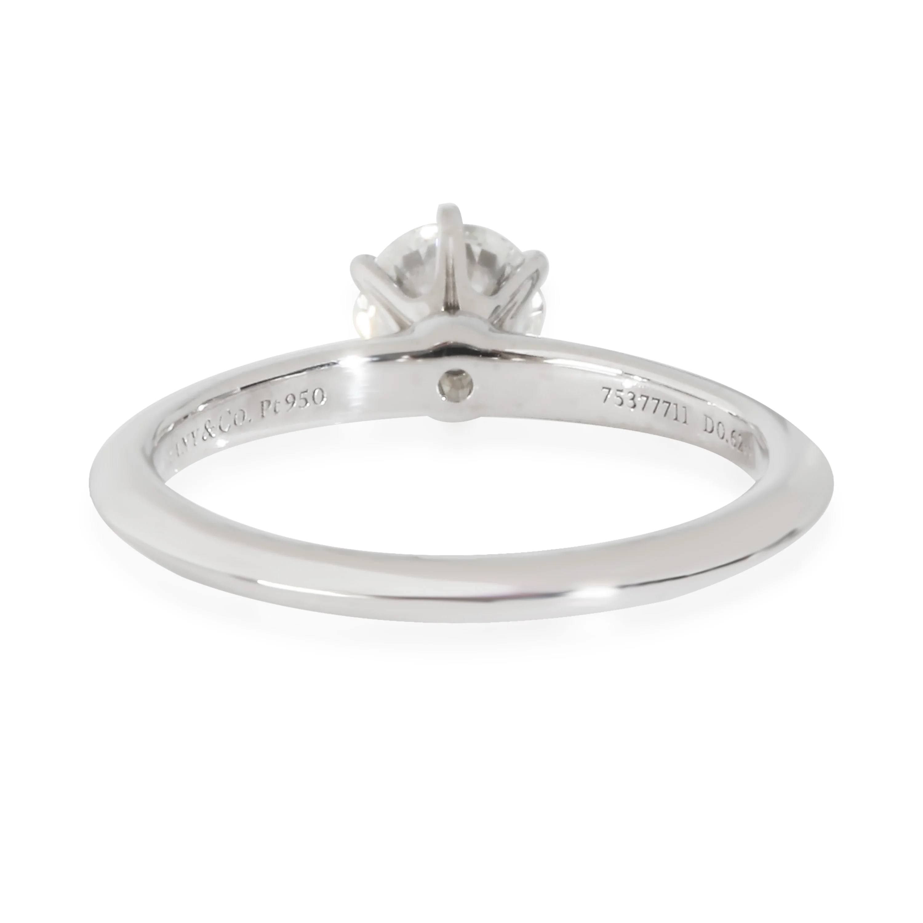 0.62 ct Round Brilliant Diamond Tiffany Solitaire Engagement Ring - Image 4