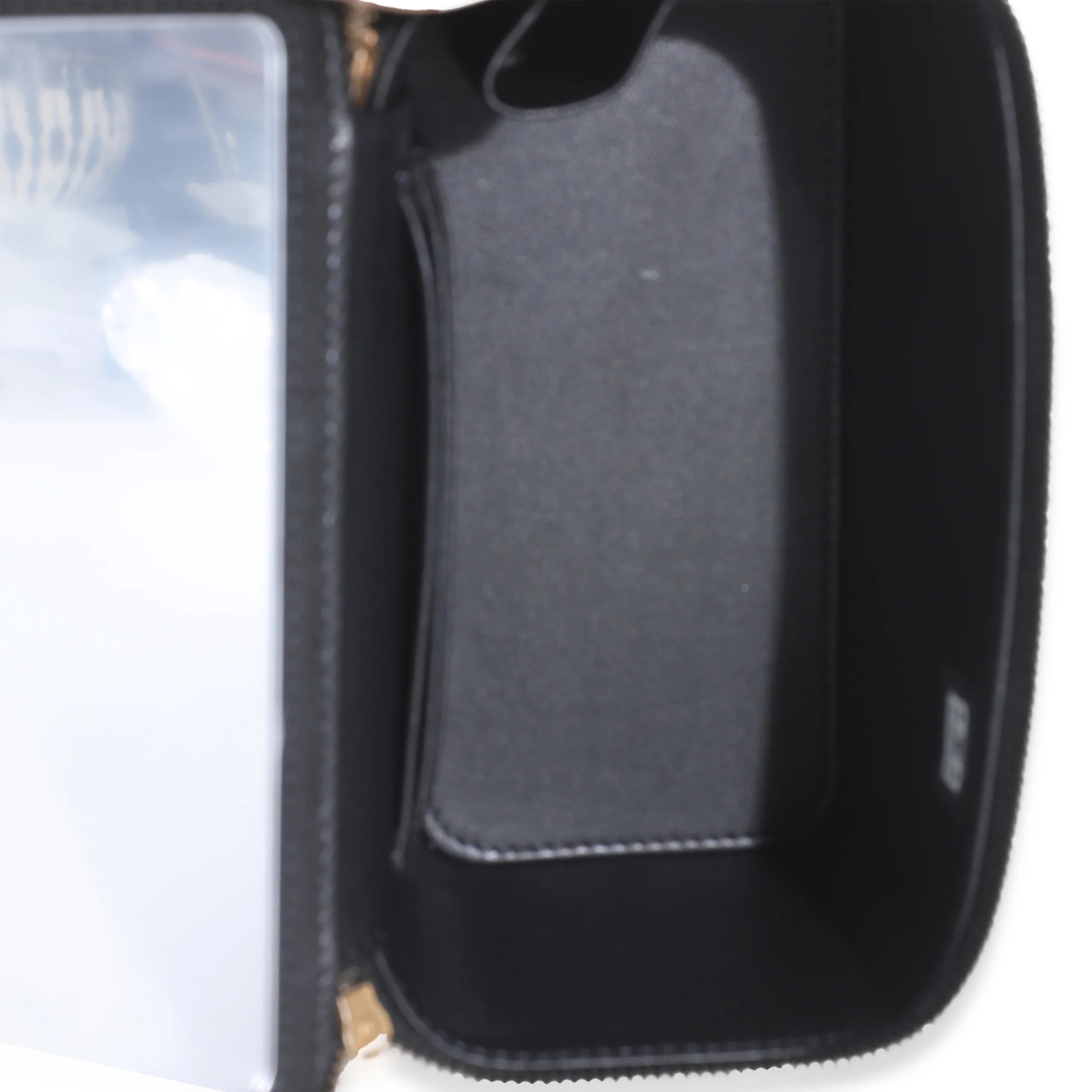 Black Quilted Calfskin Chain CC Vanity - Image 9